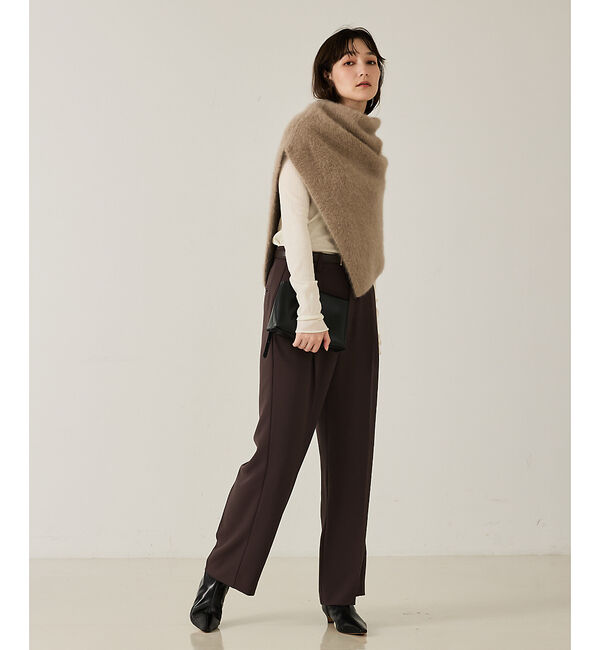 qualite「【セットアップ対応】センタープレスストレートパンツ」|その他|