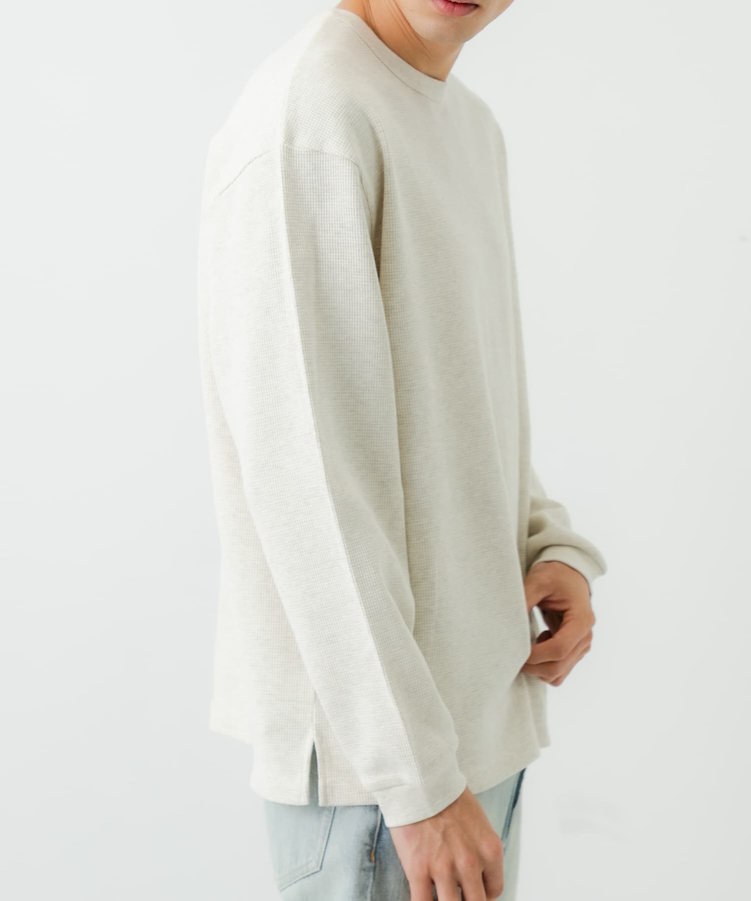 URBAN RESEARCH「『UR TECH』度詰めワッフルロングスリーブ」|Tシャツ・カットソー|