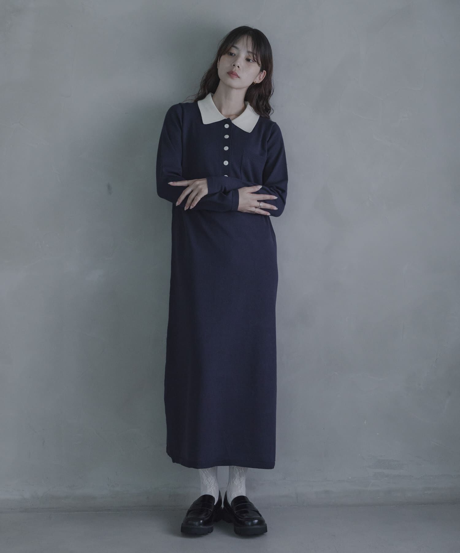 Sonny Label 「ニットポロワンピース」|ワンピース|