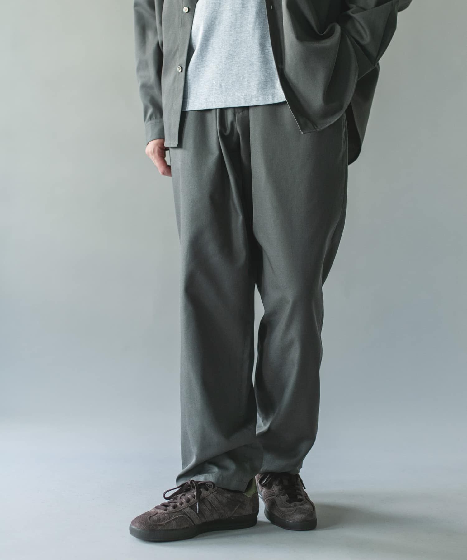 URBAN RESEARCH DOORS「ウール混ミニヘリンボーンイージートラウザー」|その他|