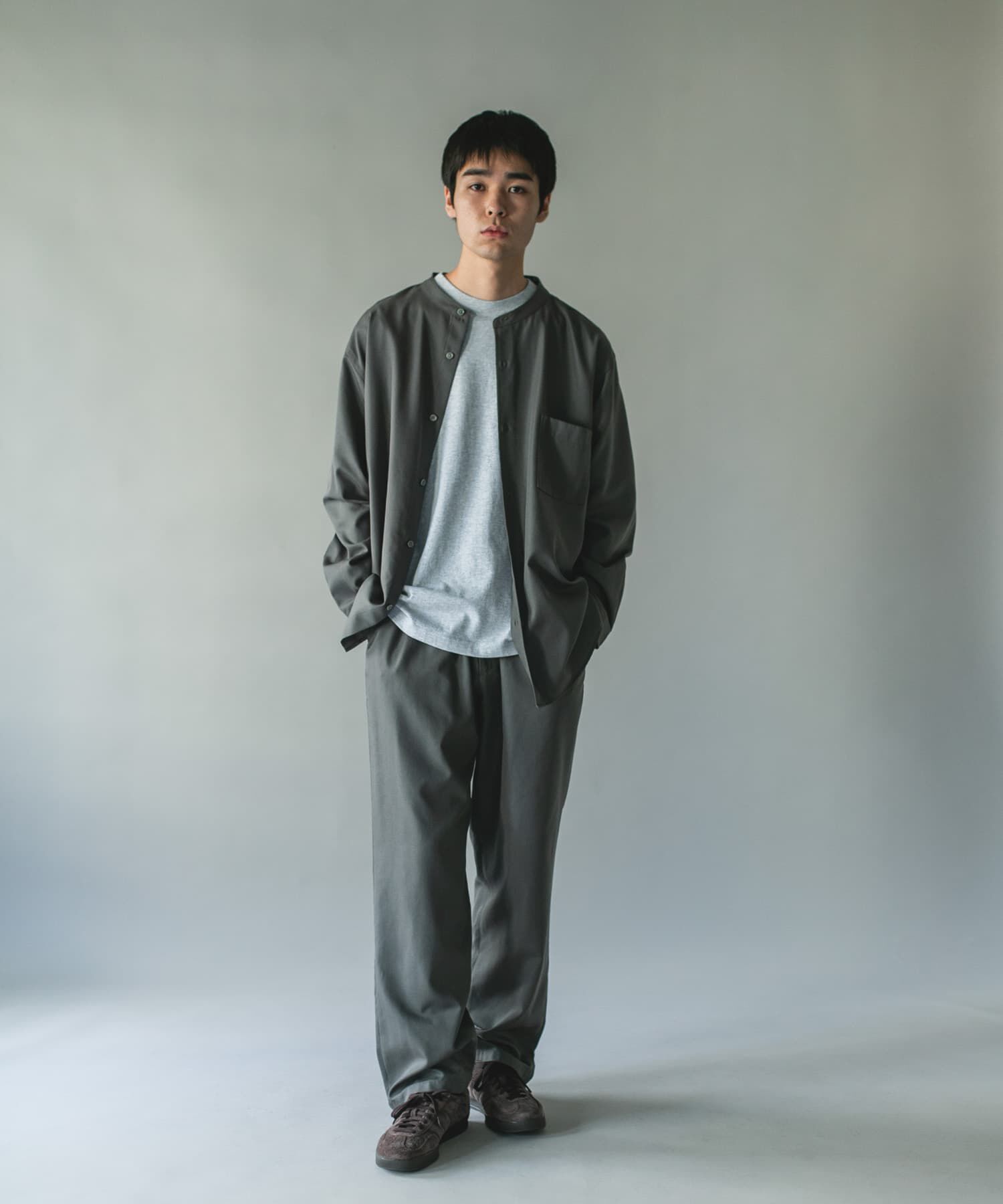 URBAN RESEARCH DOORS「ウール混ミニヘリンボーンイージートラウザー」|その他|