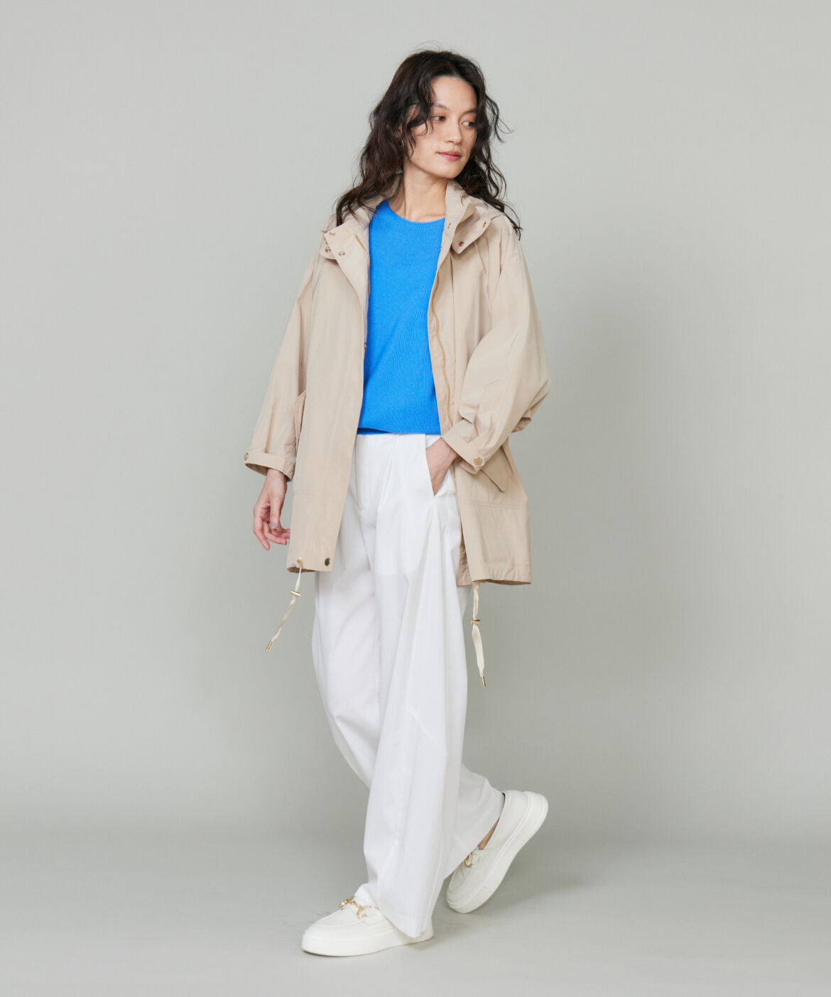 INED「モッズコート SUMMER ANORAK《WOOLRICH》」|ピーコート|