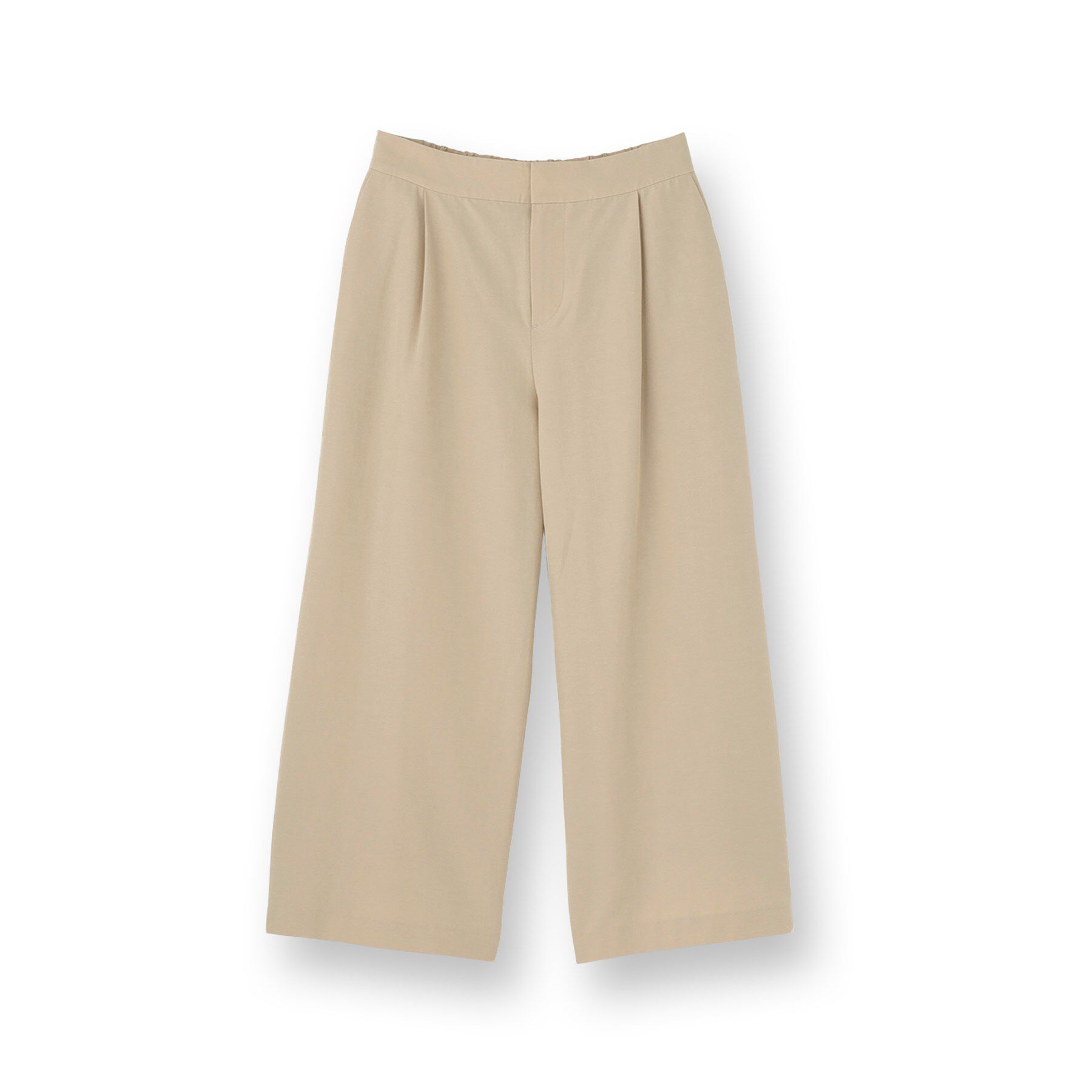 Reflect「【お腹・腰周りすっきり見え◎】ストレッチワイドクロップドパンツ」|その他|