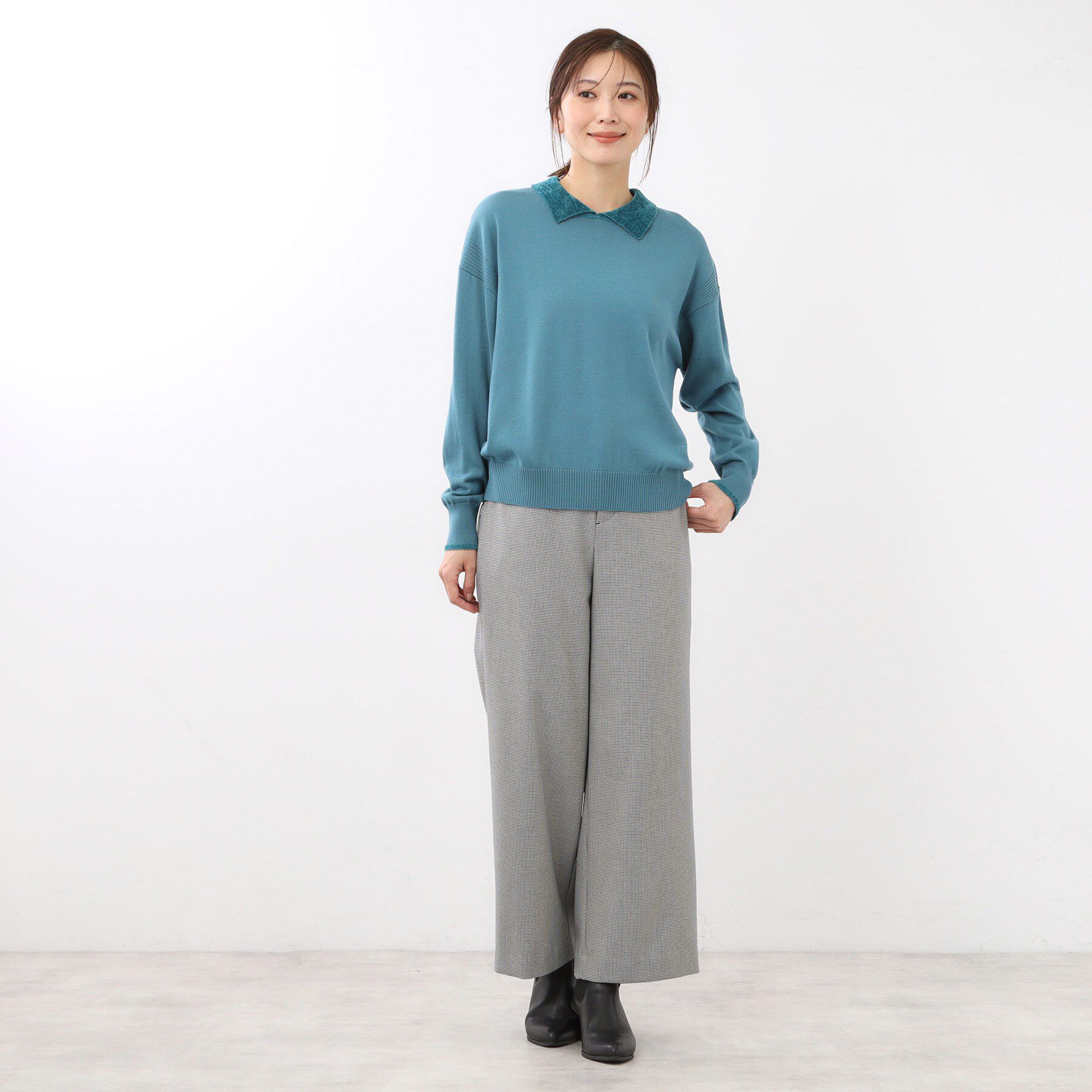 Reflect「【裏起毛／ゆったりシルエット】ストレートワイドパンツ」|その他|