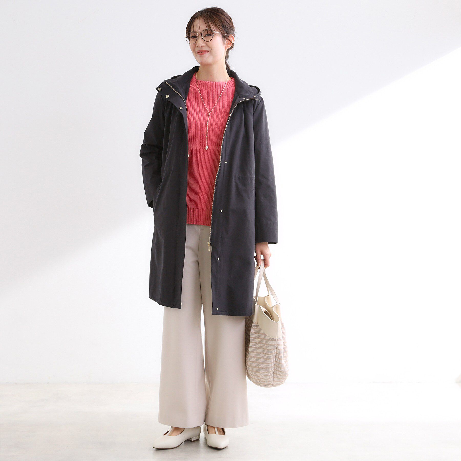Reflect「【中綿ライナー付き】ライナー付きフーデッドロングコート」|その他|