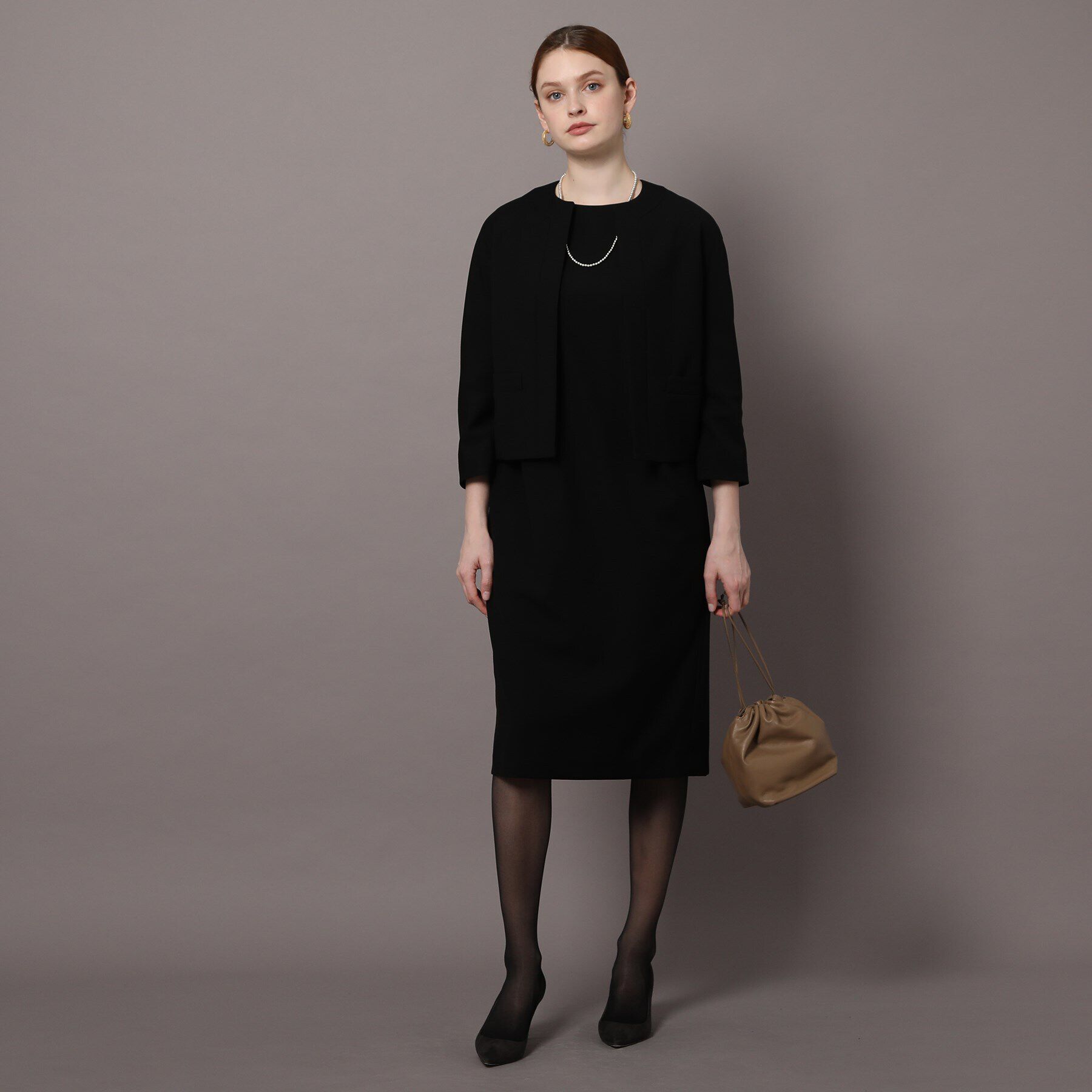 DRESSTERIOR「【セットアップ可】ブラックフォーマルワンピース」|ワンピース|