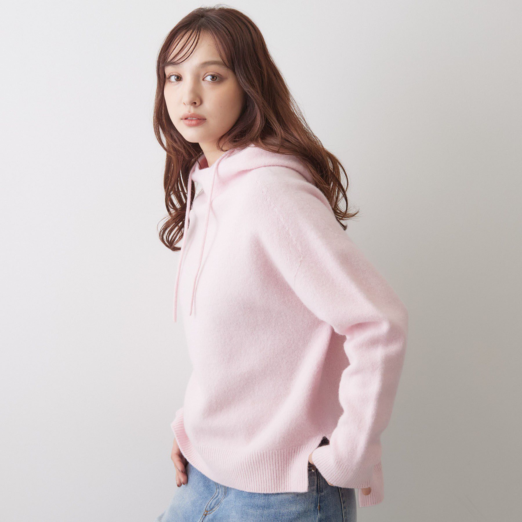 DRESSTERIOR「【5色展開/日本製】ホールガーメント ウールカシミヤパーカー」|ニット・セーター|