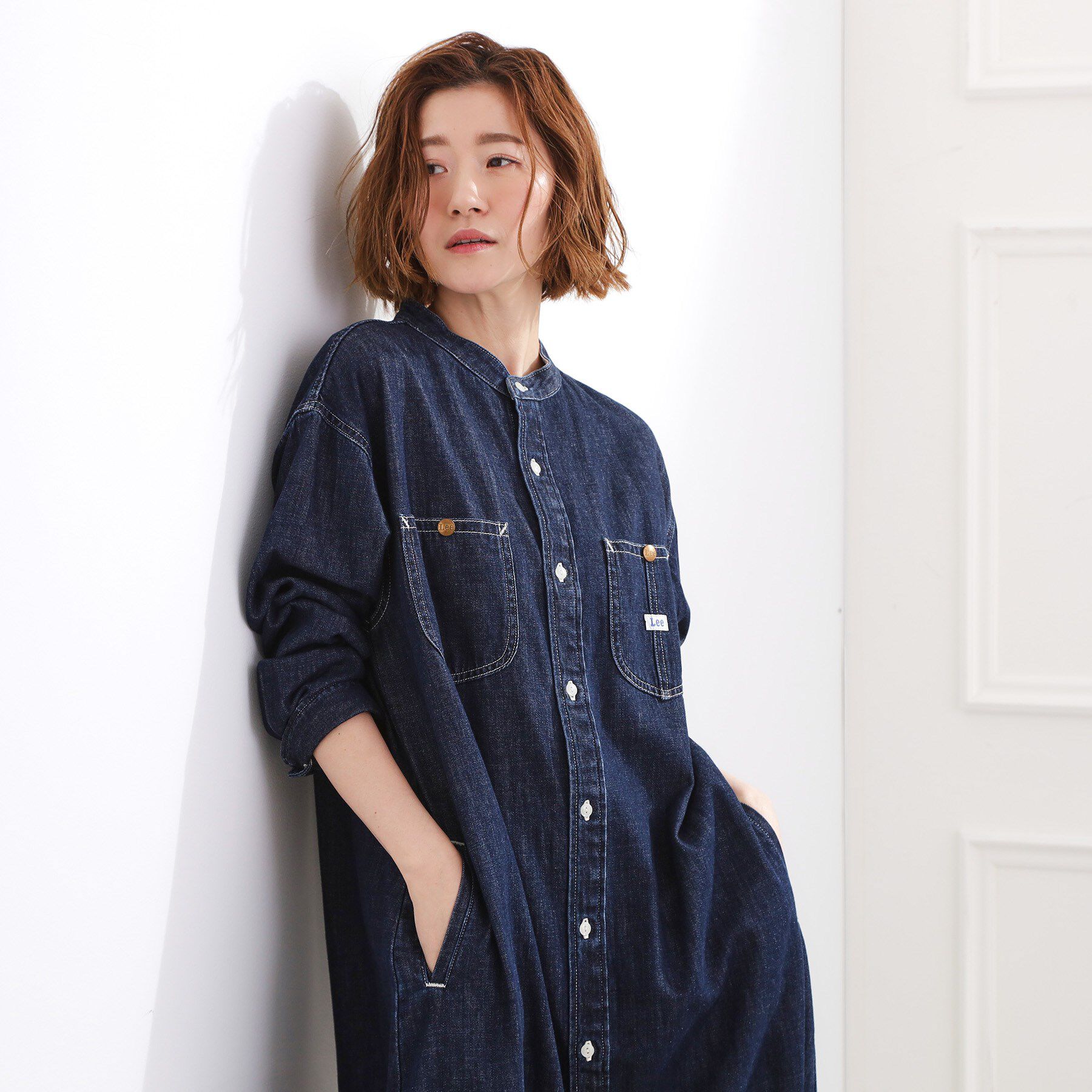 grove「【Lee&times;grove別注】LOCO FLARE DRESS」|ワンピース|