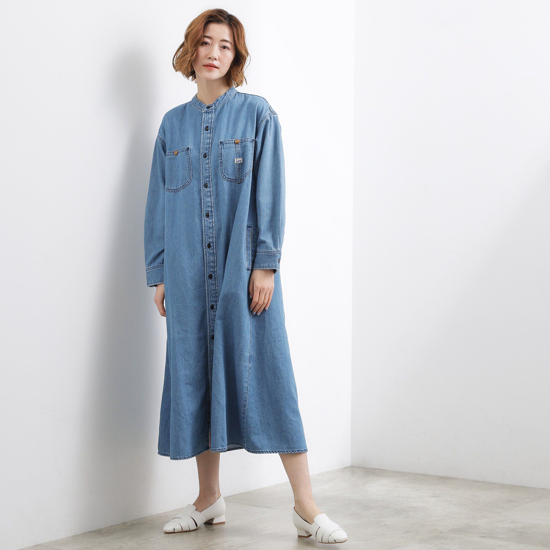 grove「【Lee&times;grove別注】LOCO FLARE DRESS」|ワンピース|