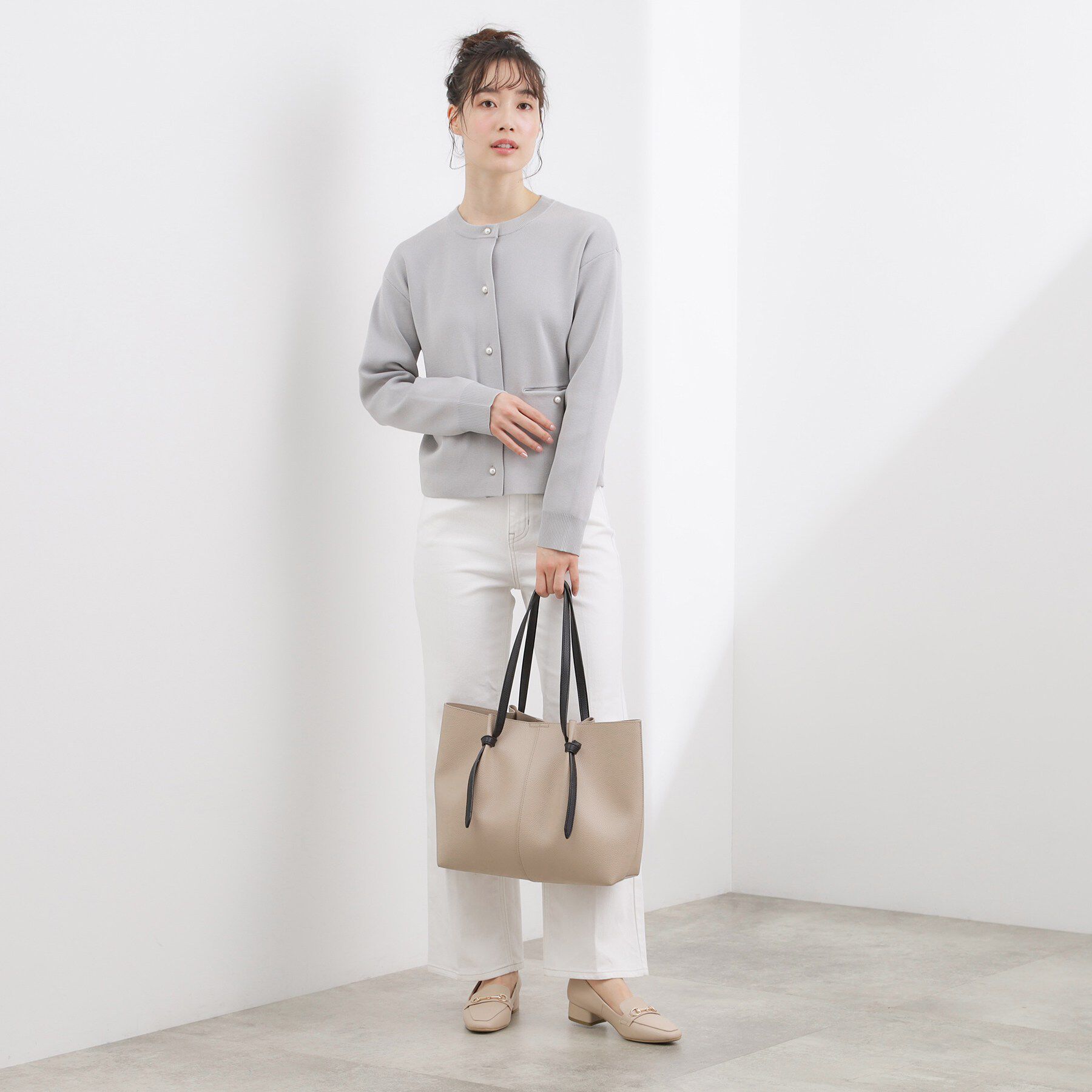 grove「ノットハンドルA4トート」|トートバッグ|