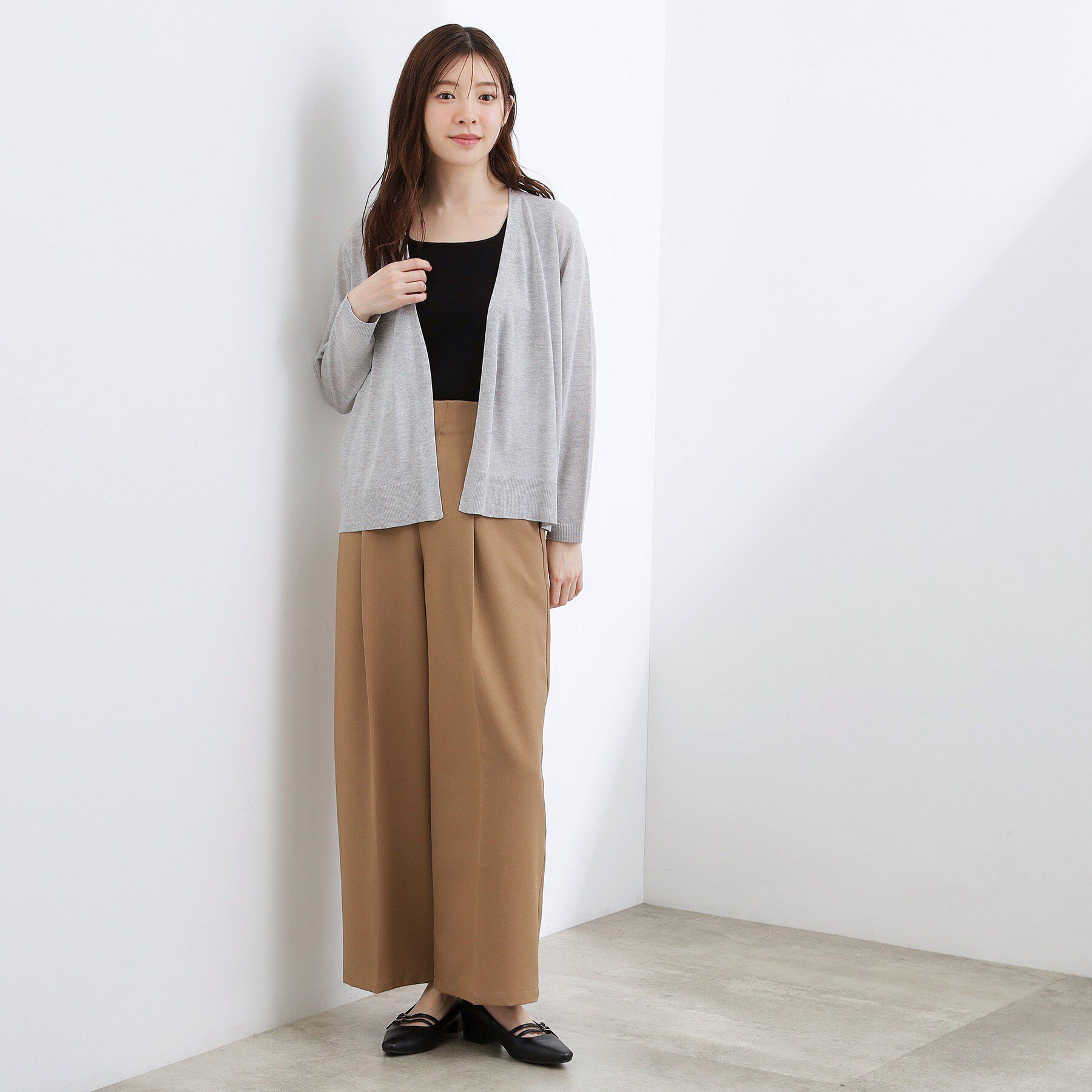grove「高評価！【UVカット】ベーシックショートカーディガン」|カーディガン|