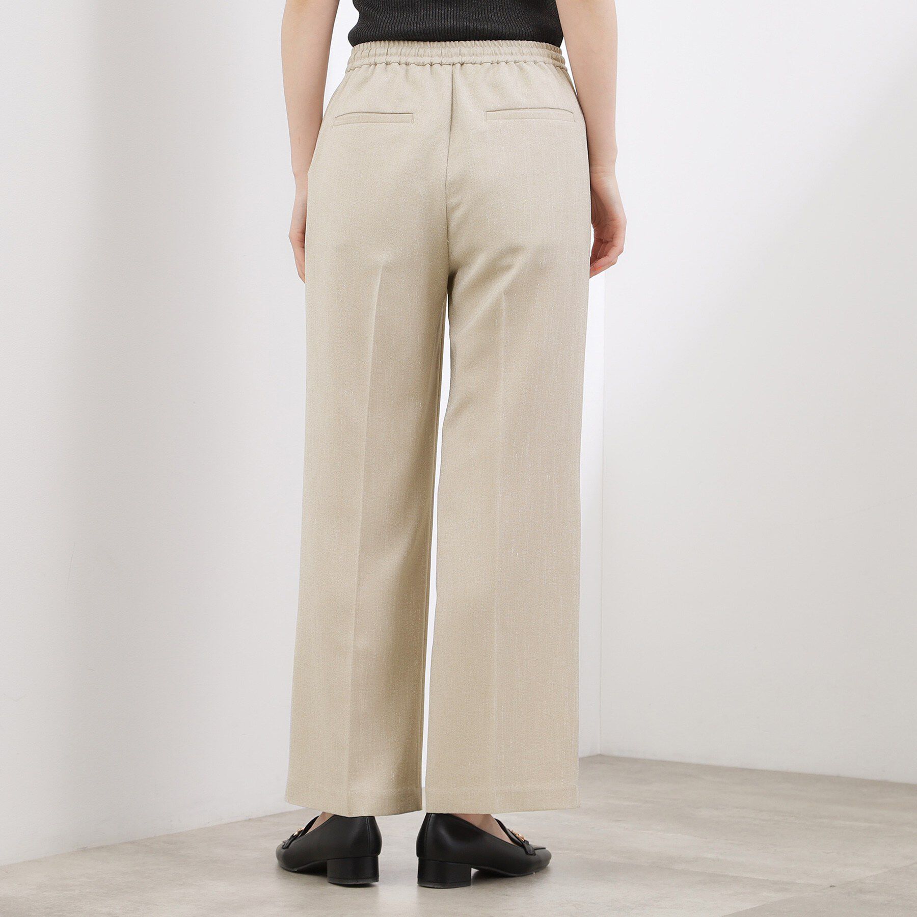 grove「高評価！【カセット服】リネンライクソフトフレアパンツ」|その他|