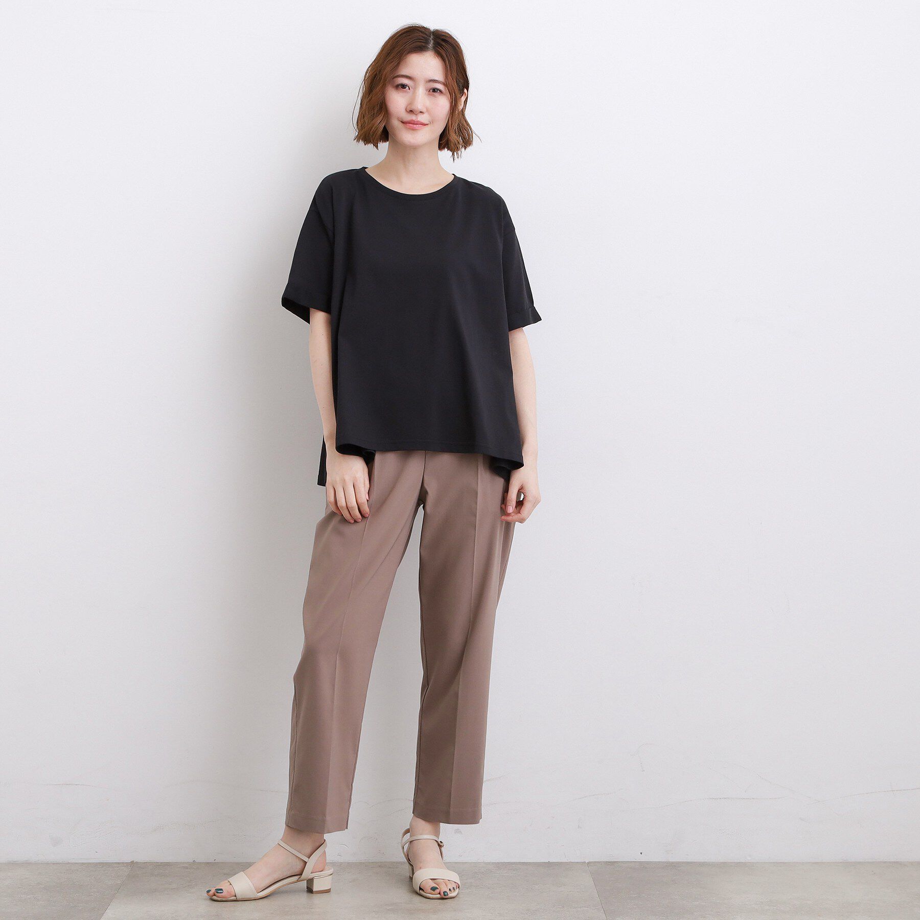 grove「【遮熱／吸水速乾／UVカット】フレアシルエットTシャツ」|Tシャツ・カットソー|