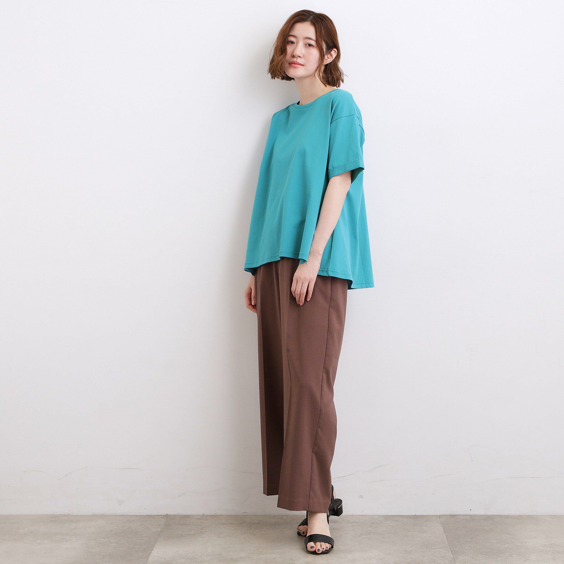 grove「【遮熱／吸水速乾／UVカット】フレアシルエットTシャツ」|Tシャツ・カットソー|