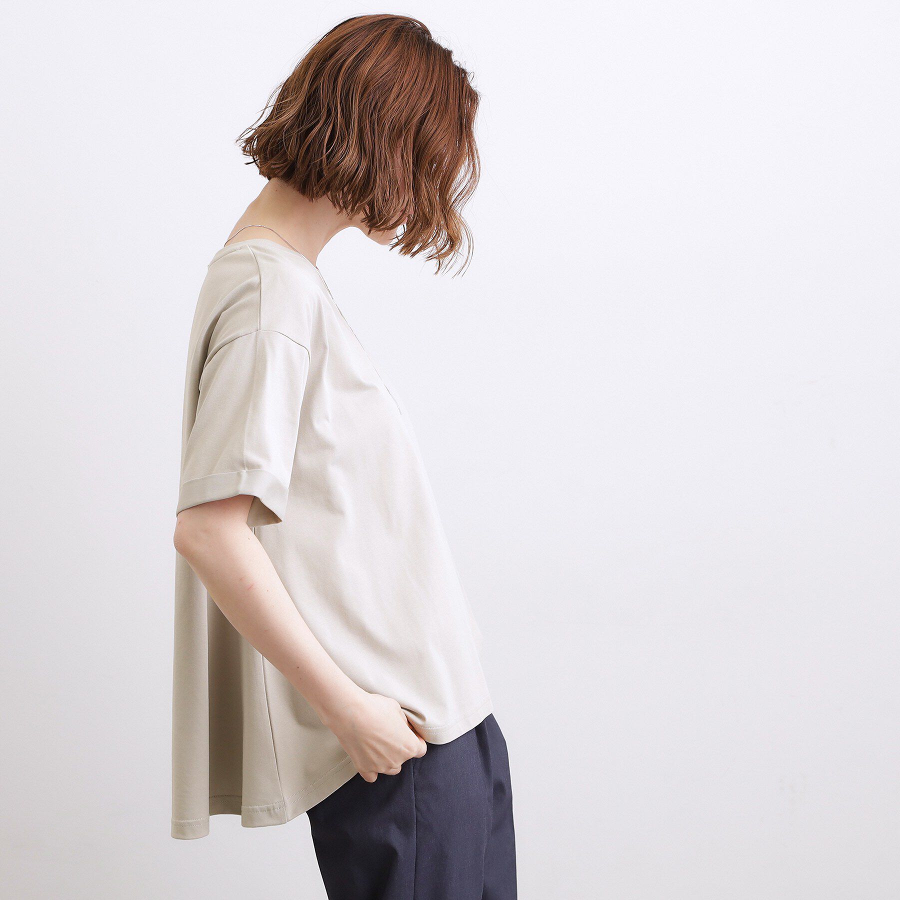 grove「【遮熱／吸水速乾／UVカット】フレアシルエットTシャツ」|Tシャツ・カットソー|