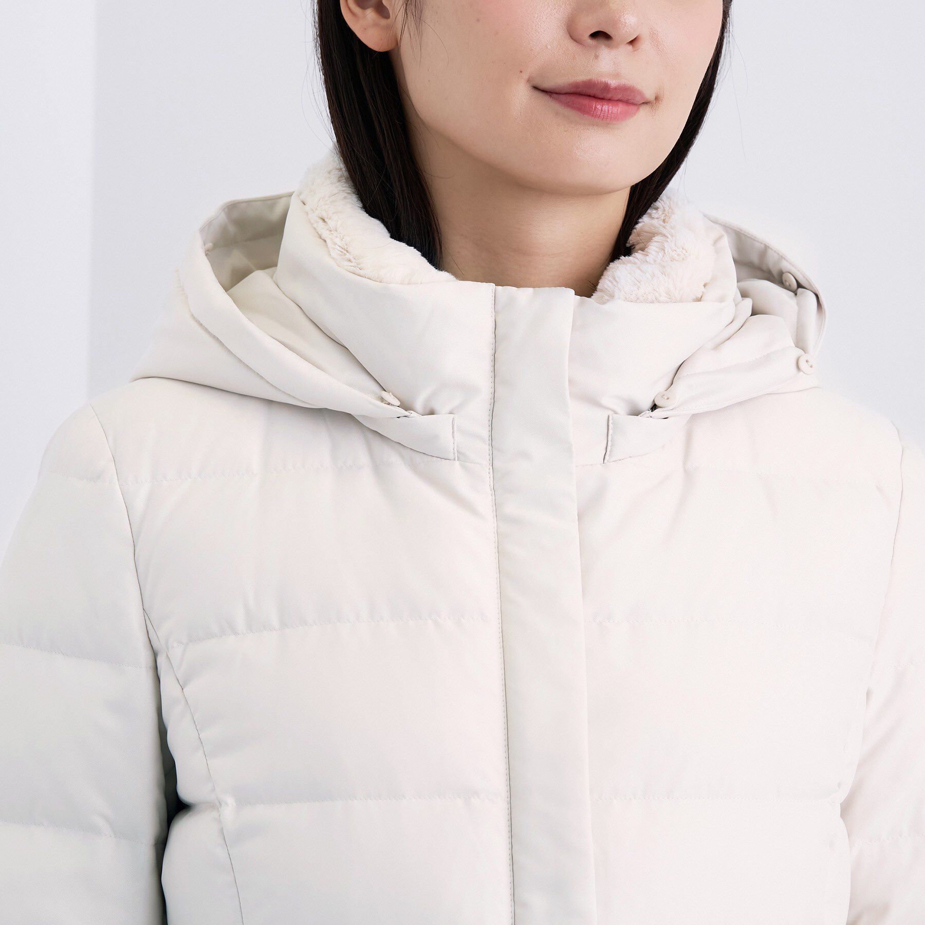 INDIVI「【名品／撥水／抗菌防臭】ショート丈リサイクルダウンコート」|ダウン|