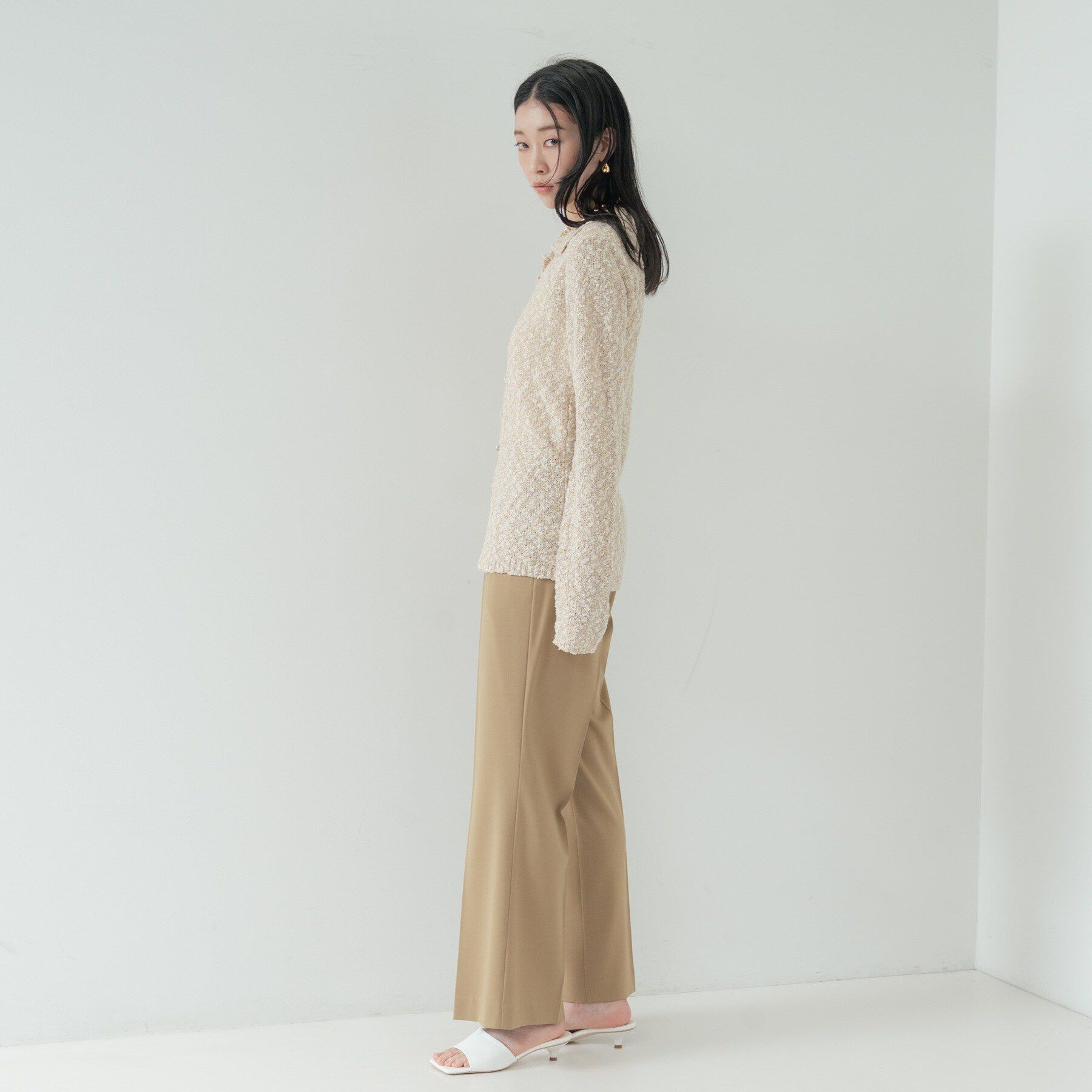 GALLEST「Comfy SET UP｜ストレートフレアパンツ【セットアップ対応／通勤／カセット服／接触冷感／UV」|その他|