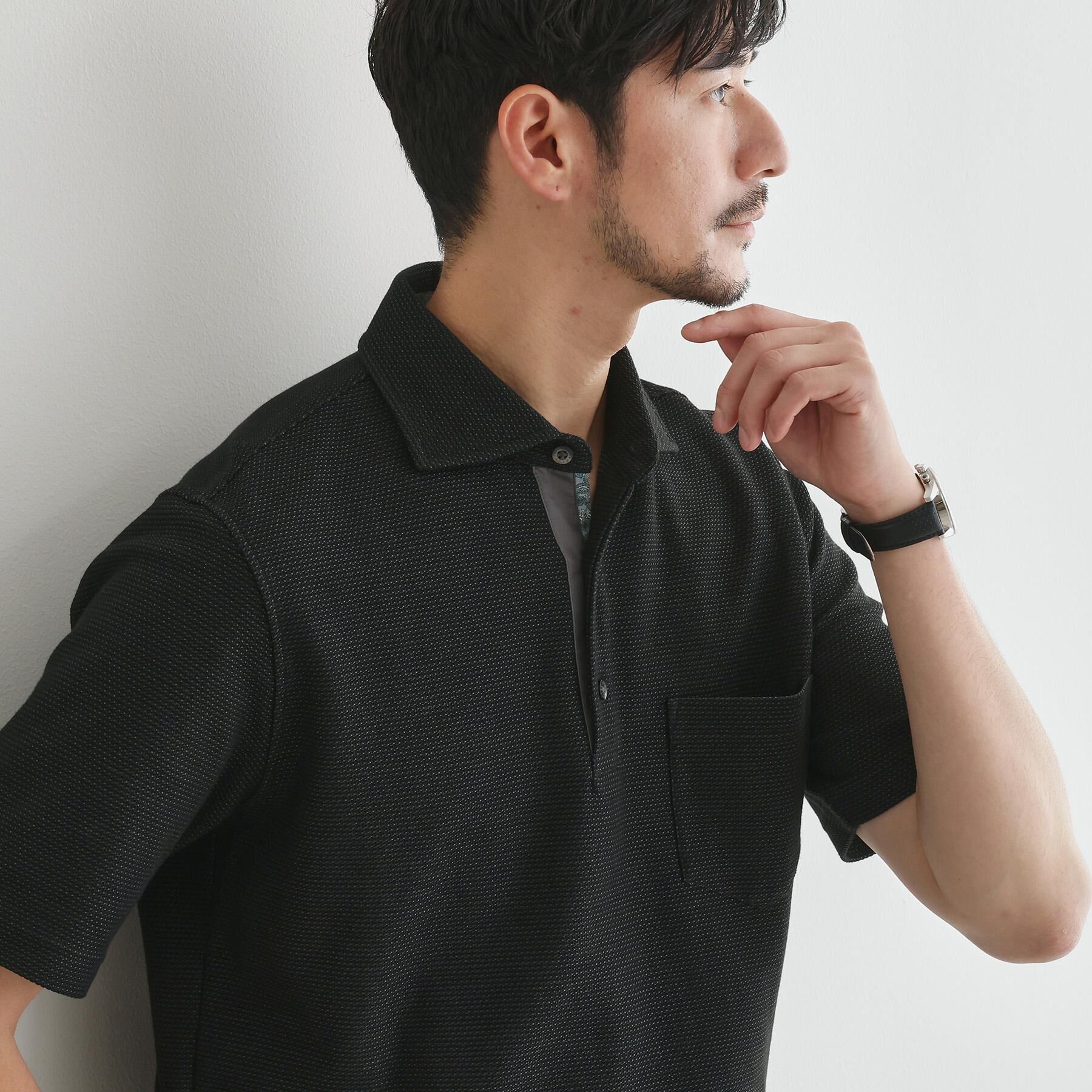 TAKEO KIKUCHI「【抗菌防臭／9色5サイズ展開】ハニカムメランジ ポロシャツ」|ポロシャツ|