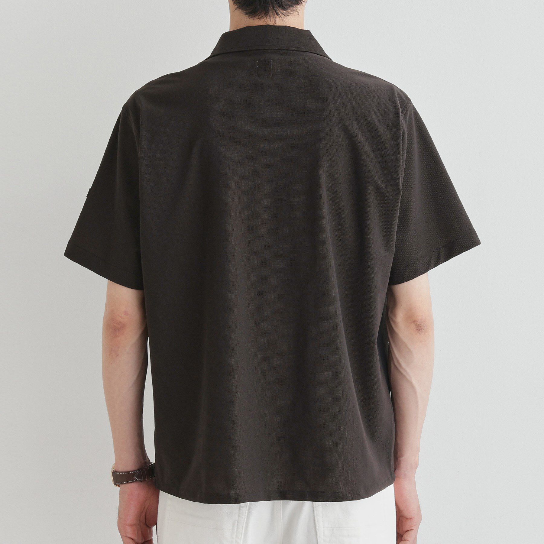 TAKEO KIKUCHI「【COOL CITY WEAR】エアートール オープンカラーシャツ /接触冷感・通気性」|シャツ・ブラウス|