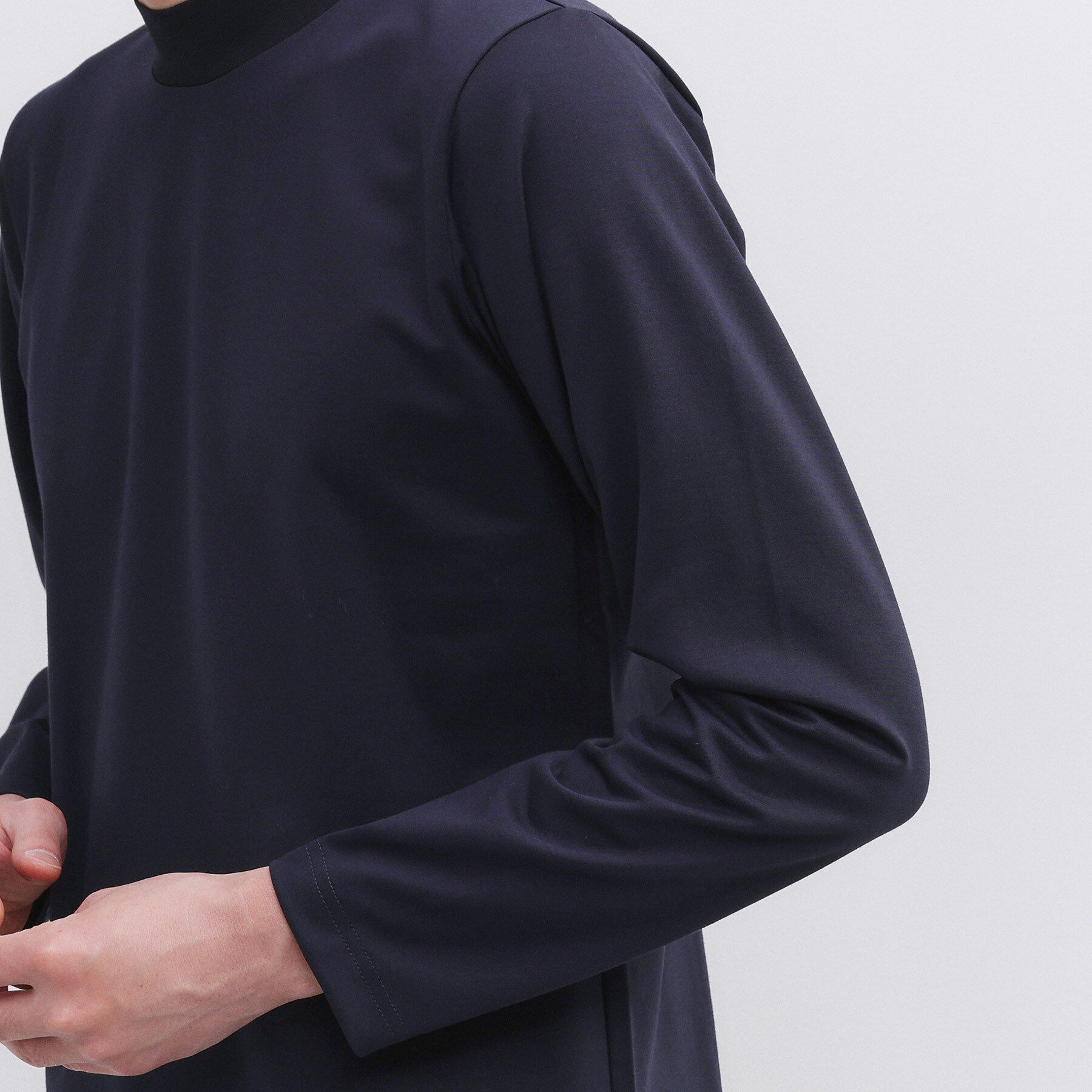 TAKEO KIKUCHI「ハイゲージ モクロディ モックネック」|Tシャツ・カットソー|