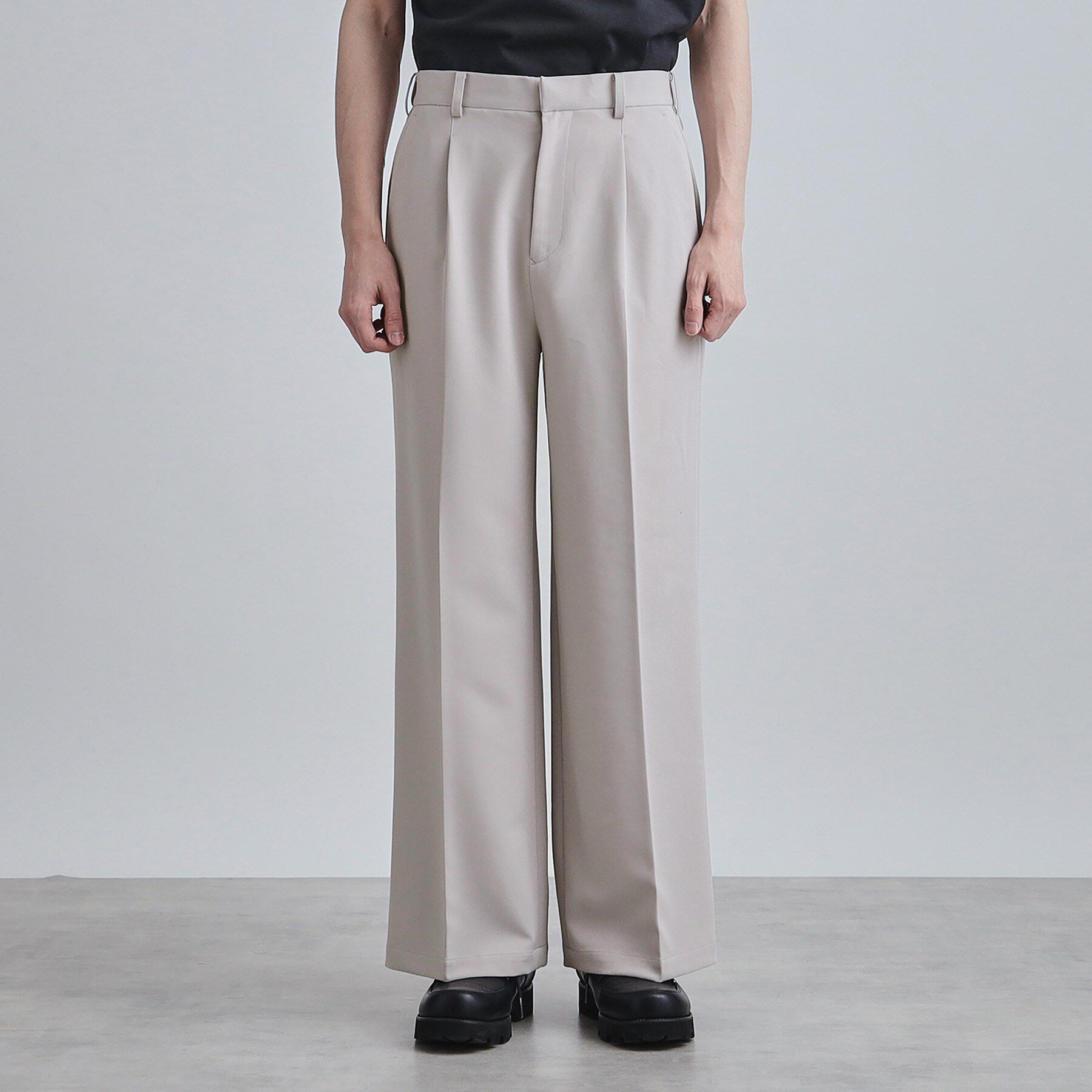 tk.TAKEO KIKUCHI「【セットアップ対応】360度ストレッチ ワイドストレートパンツ」|その他|