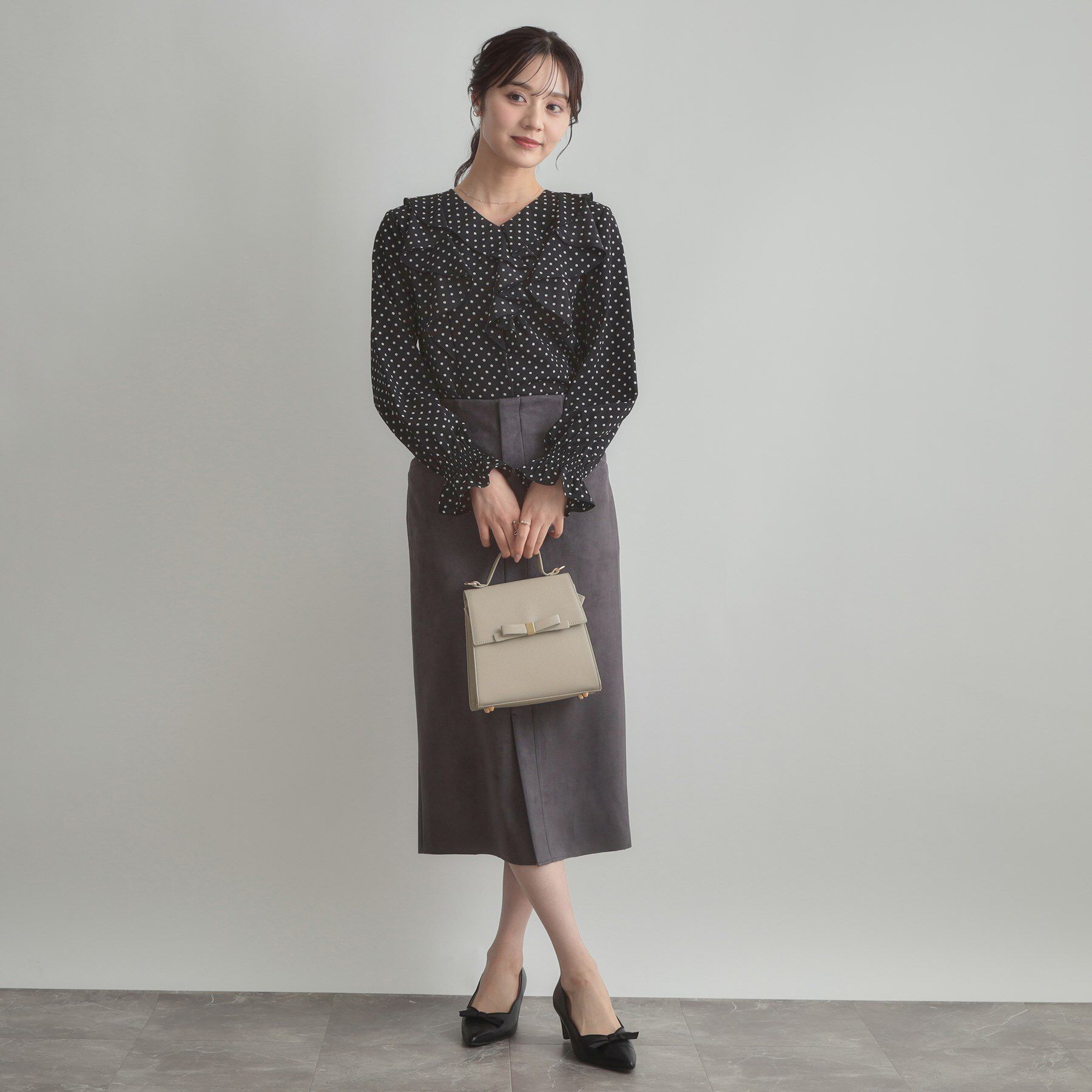 Couture broach「リボンデザイン2WAYバッグ」|ハンドバッグ|