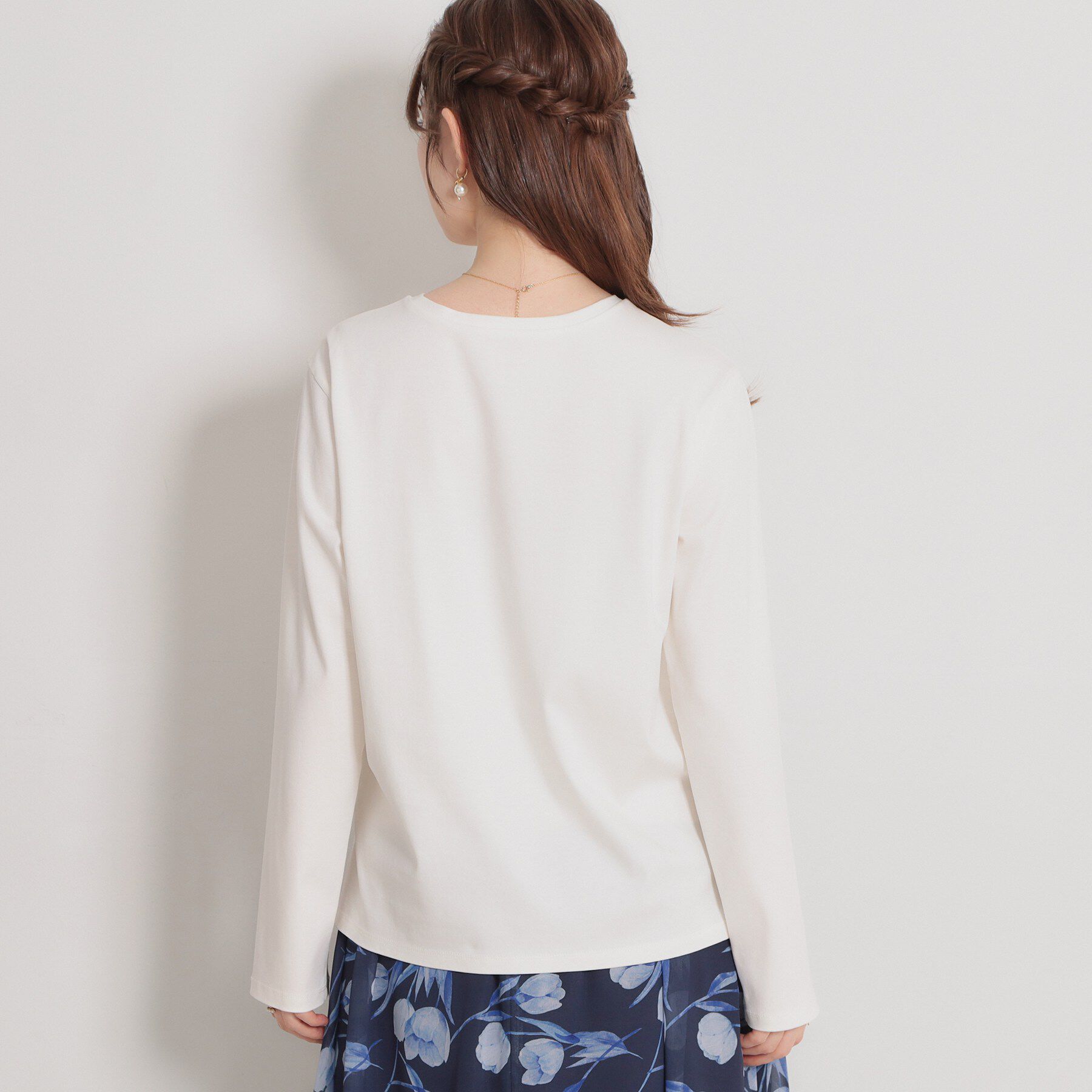 Couture broach「【綿100％・洗える】パリジェンヌ プリントTシャツ」|Tシャツ・カットソー|