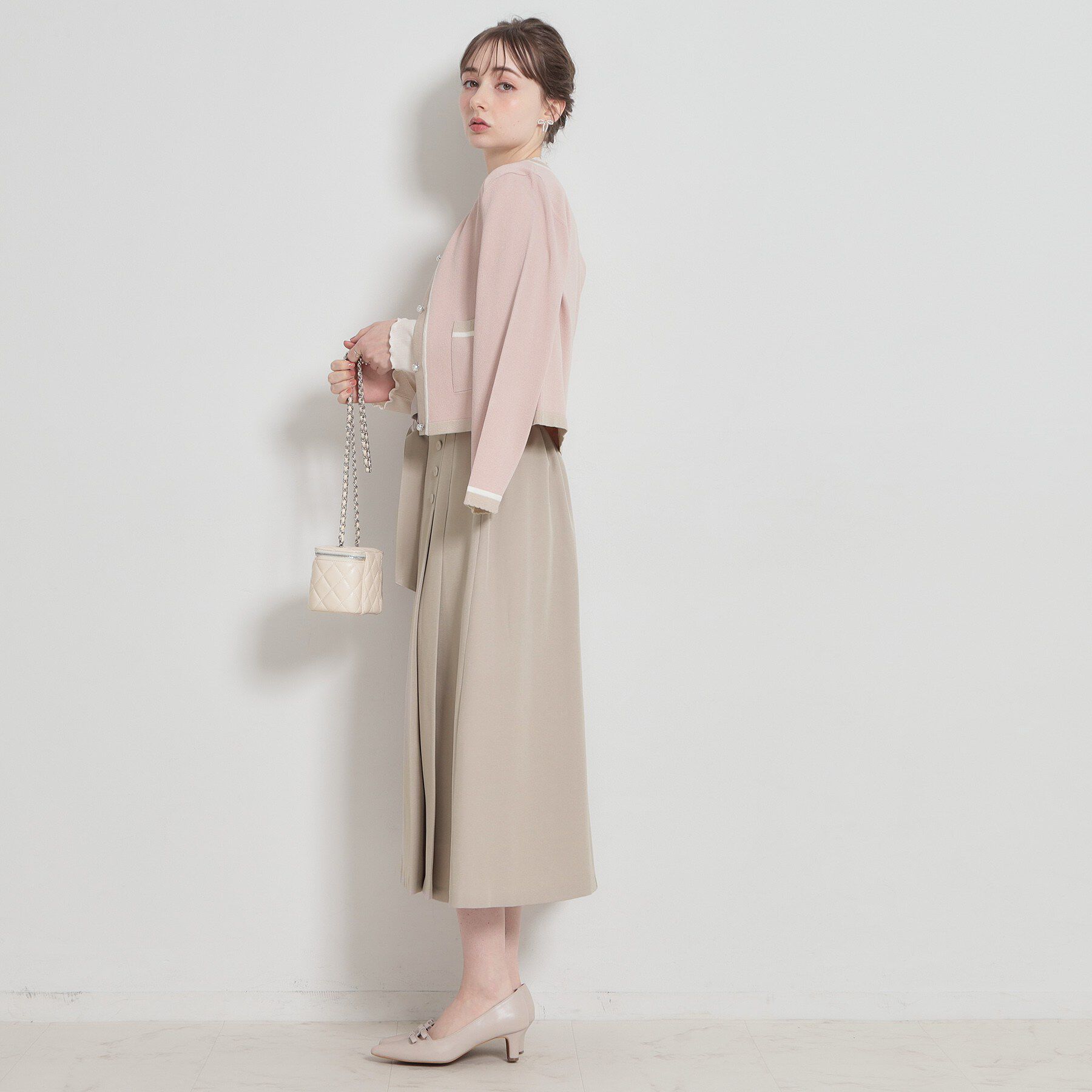 Couture broach「【洗える・通勤】サイドタック ナロースカート」|スカート|