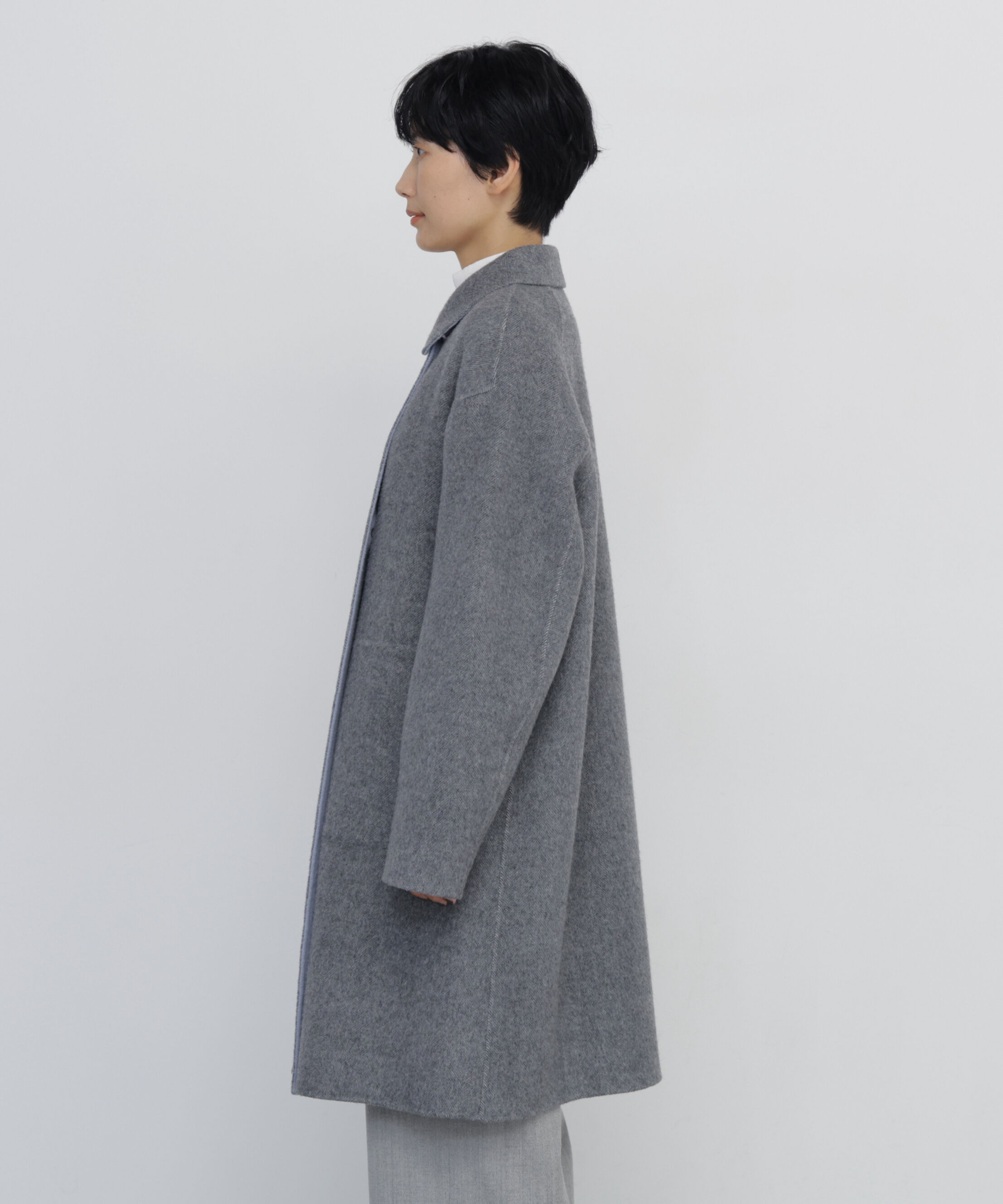  「《名品 / リバーシブル着用可》リバー ダブルステンカラーコート」|その他|