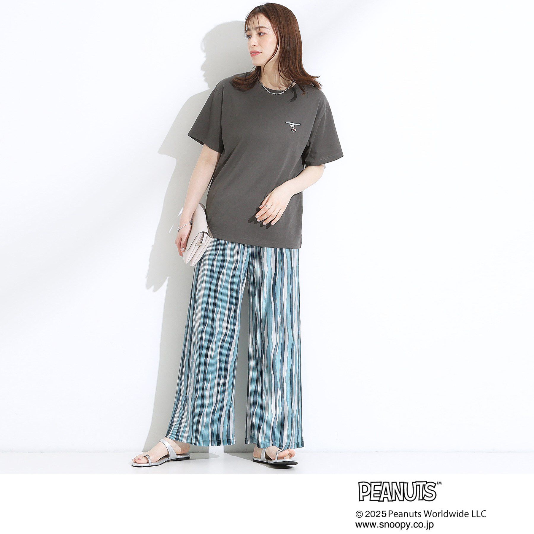SHOO･LA･RUE「【PEANUTS】ひんやりTシャツ」|Tシャツ・カットソー|