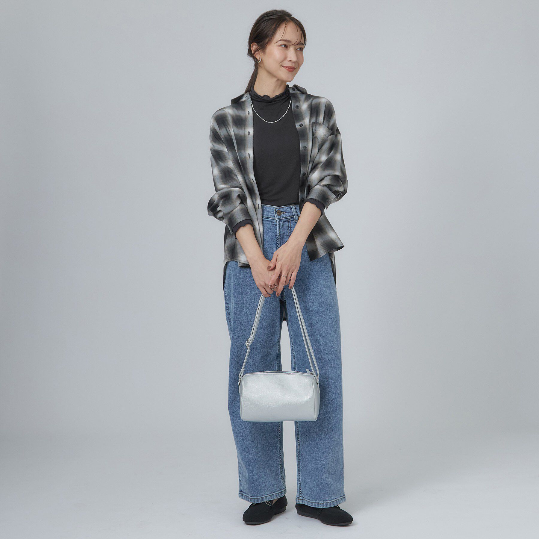 SHOO･LA･RUE「カシミアタッチ吸湿発熱ハイネックインナー」|Tシャツ・カットソー|