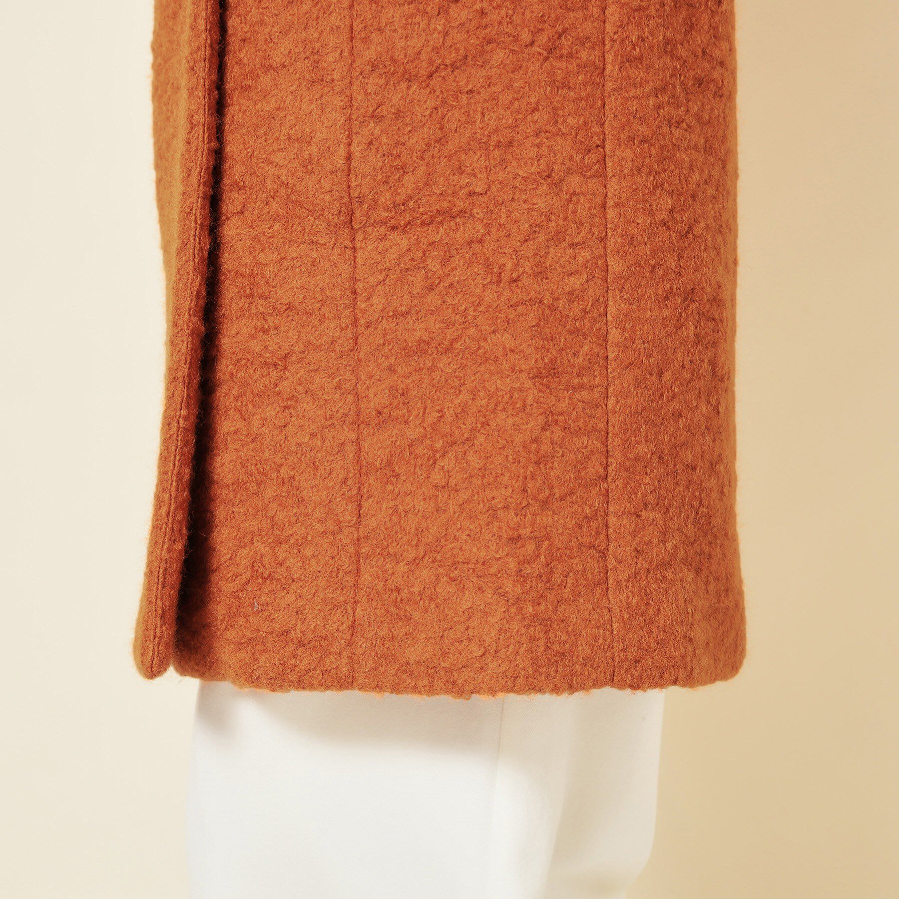SunaUna「【COLLECTION LINE】ブークレーコート」|チェスターコート|