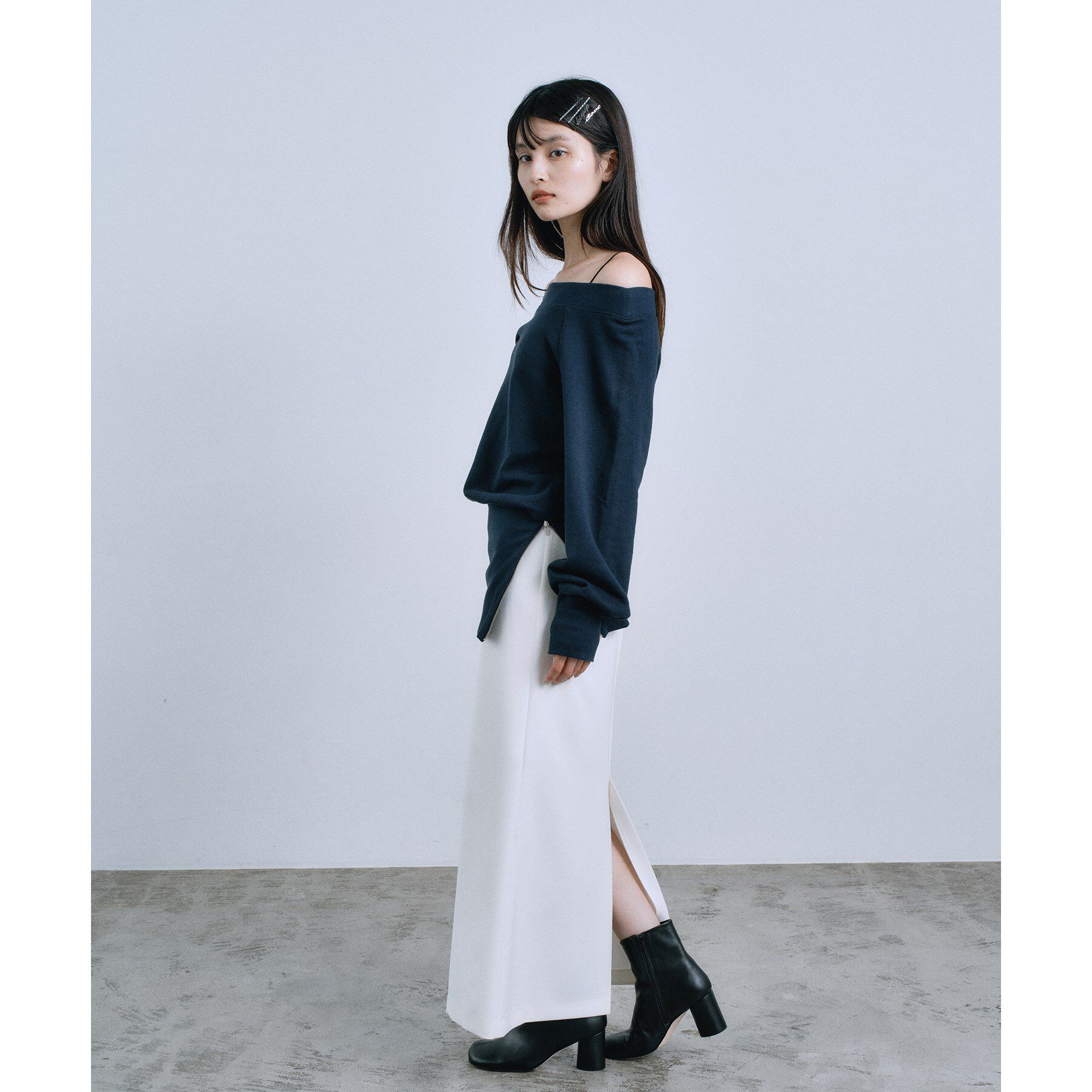 CODE A「off－shoulder sweat」|パーカー|
