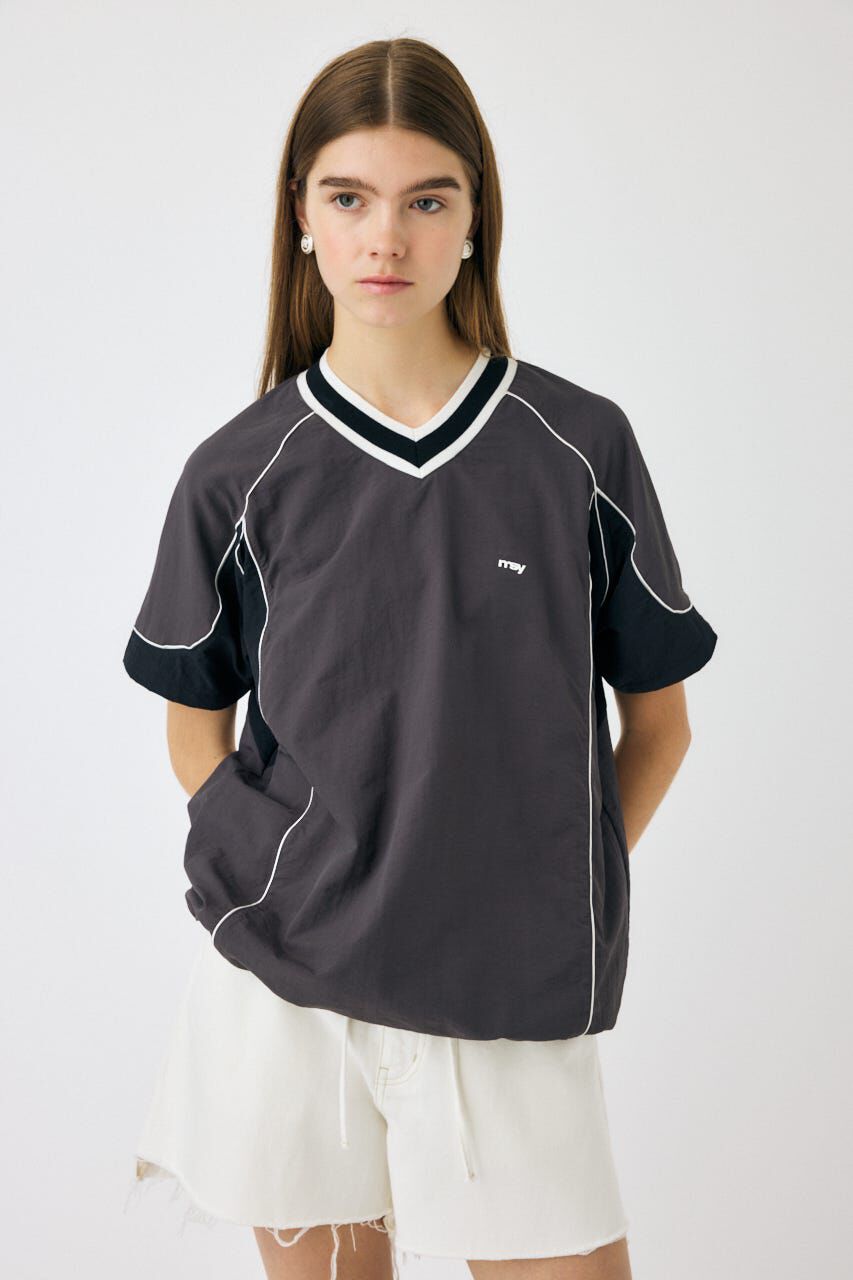 MOUSSY「PIPING OVER トップス」|Tシャツ・カットソー|