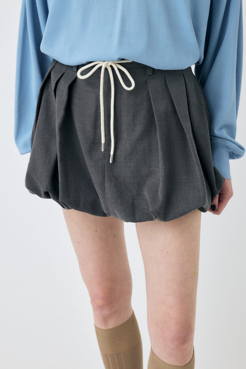 MOUSSY「TUCKED BALLOON MINI スカート」|スカート|C.GRY