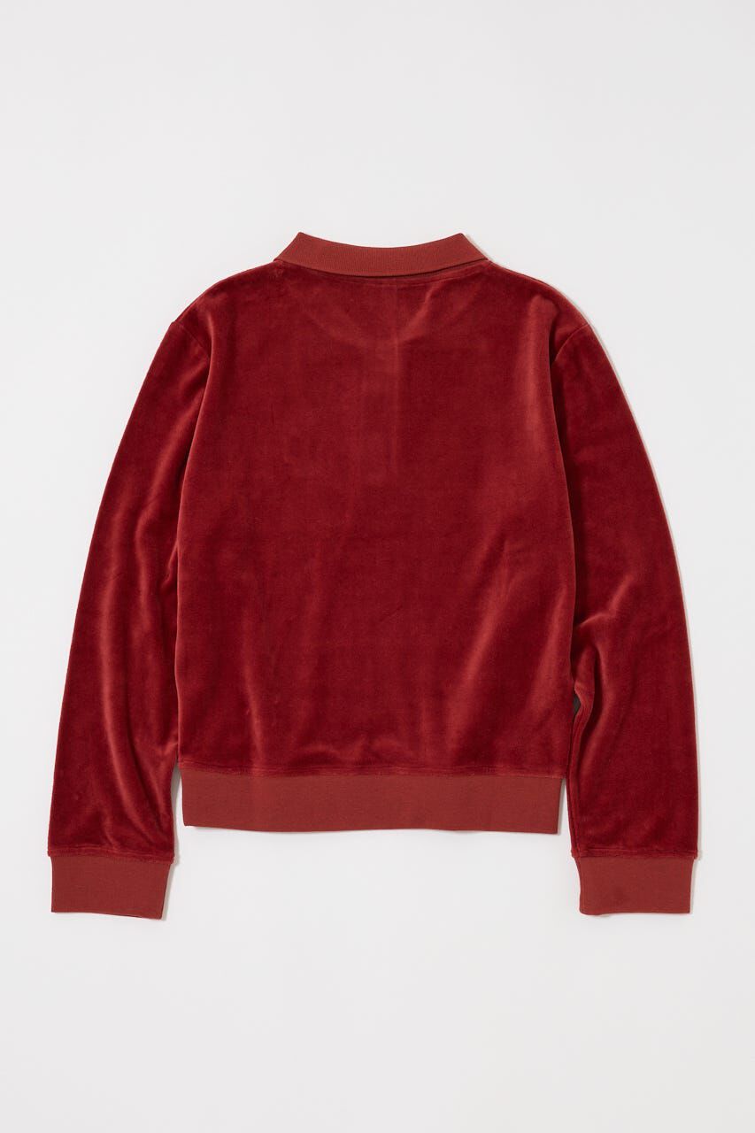 MOUSSY「VELOUR POLO ロングスリーブＴシャツ」|Tシャツ・カットソー|