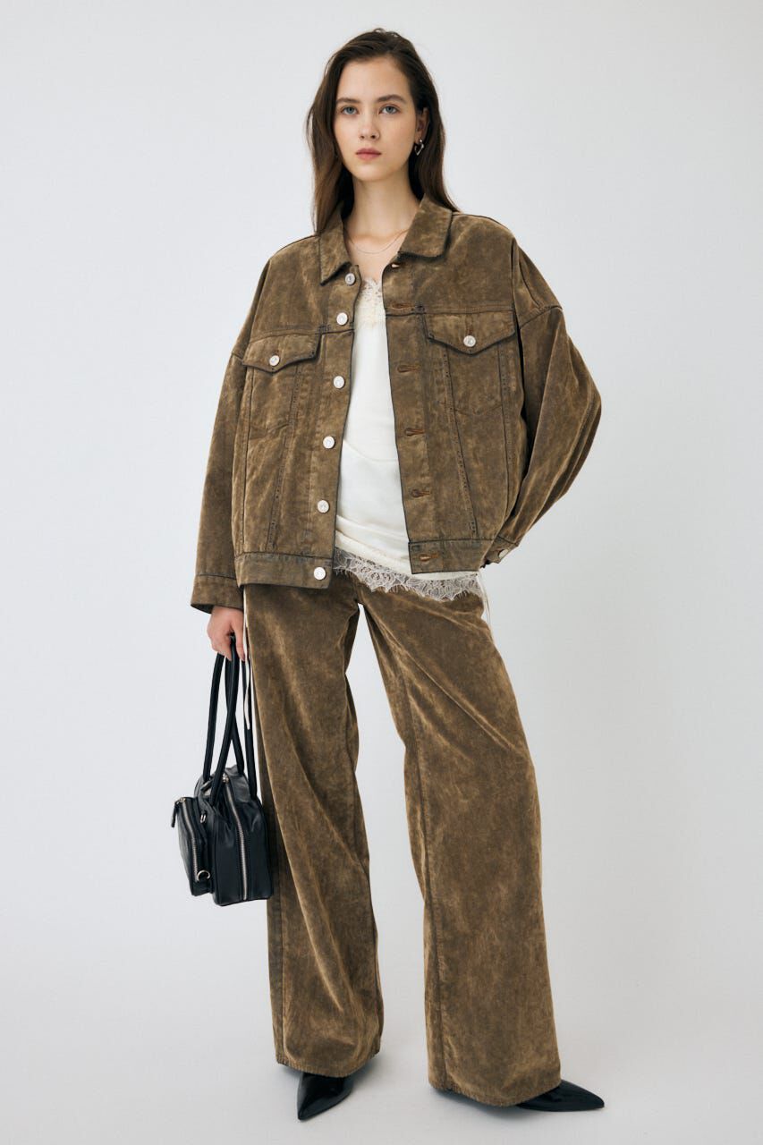 MOUSSY「MIDRISE CORDUROY バギー」|デニム|