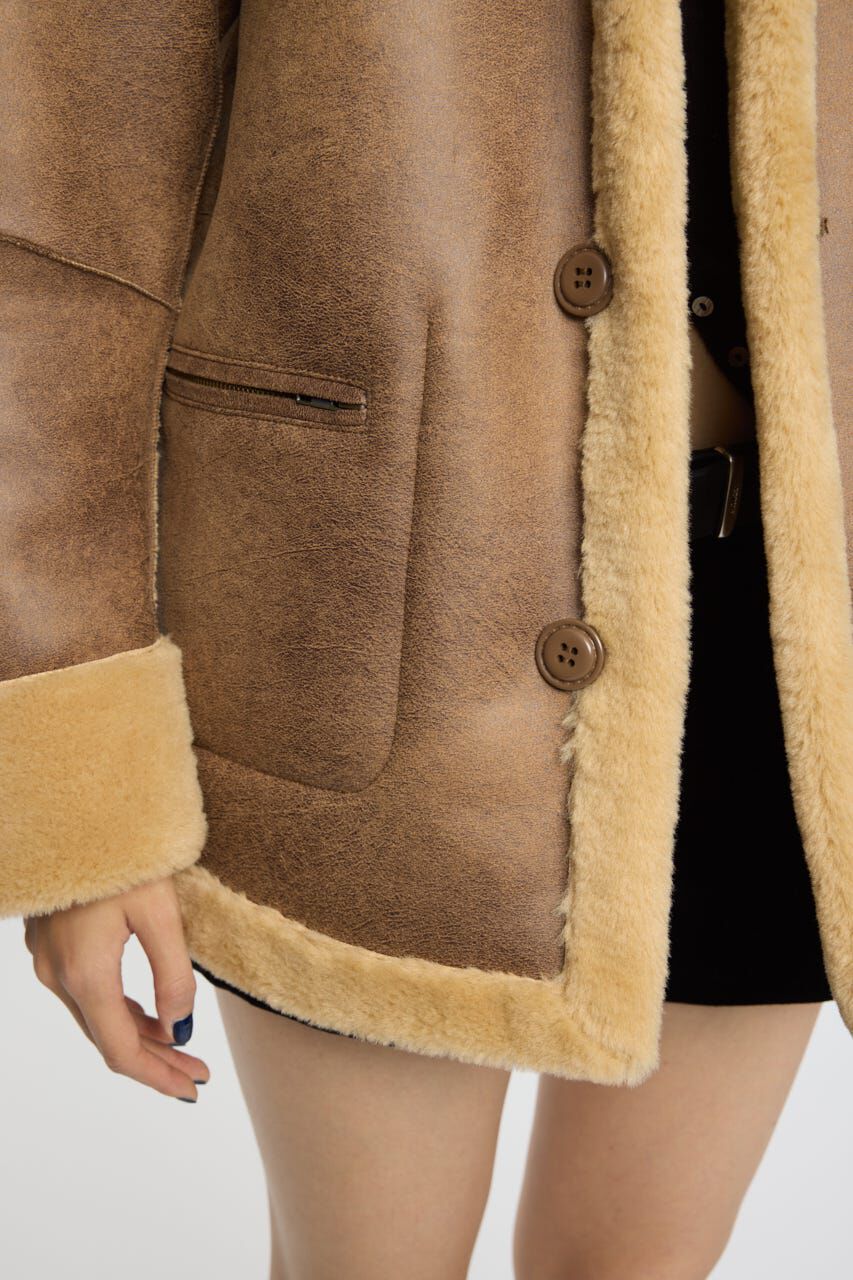 MOUSSY「SHEARLING OVER MIDDLE ジャケット」|その他|
