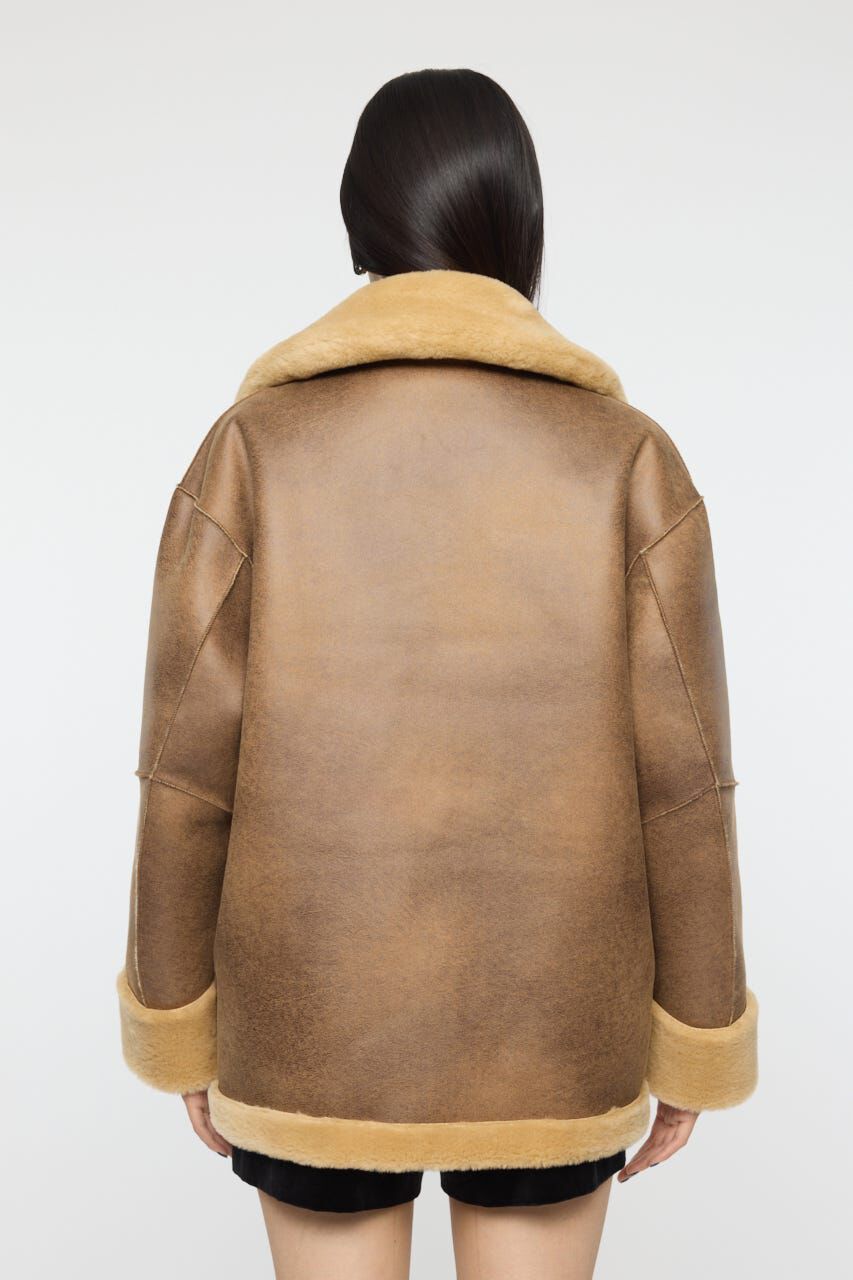 MOUSSY「SHEARLING OVER MIDDLE ジャケット」|その他|