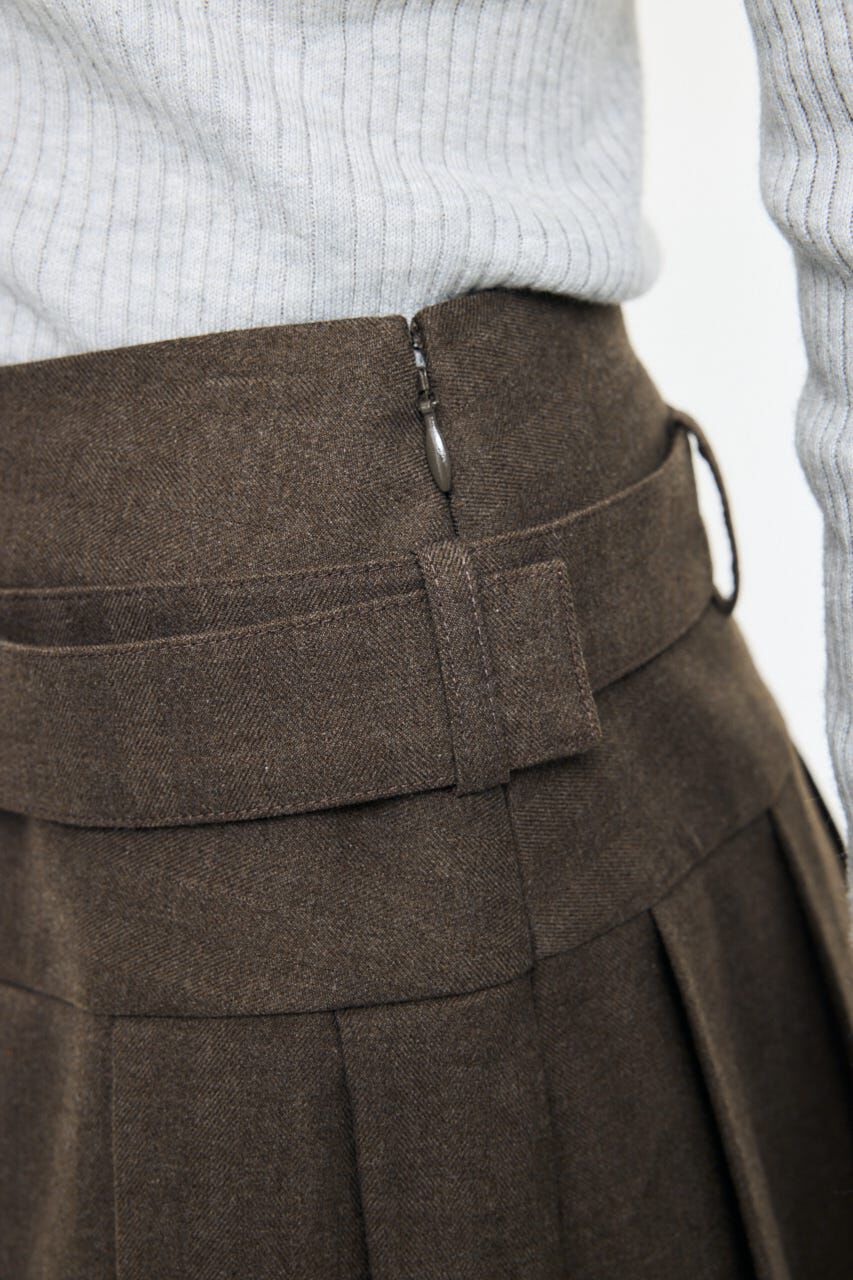 MOUSSY「LOW SLUNG PLEATED MINI スカート」|スカート|
