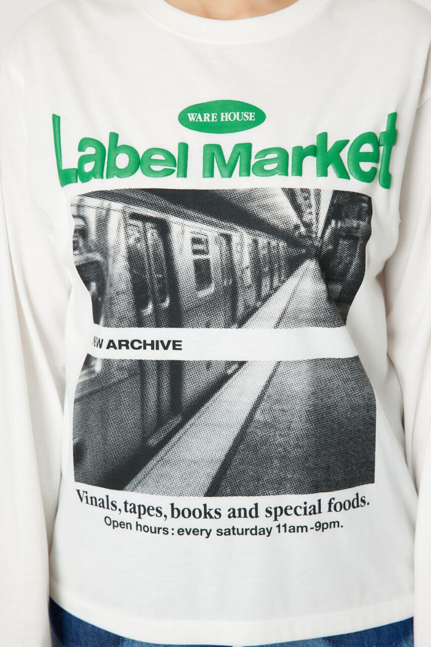 RODEO CROWNS「Label Market ロングスリーブTシャツ」|Tシャツ・カットソー|