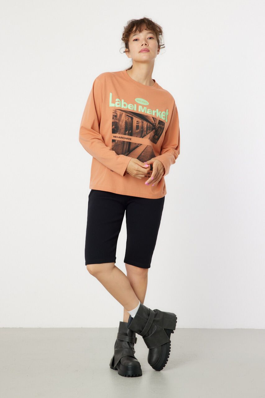 RODEO CROWNS「Label Market ロングスリーブTシャツ」|Tシャツ・カットソー|