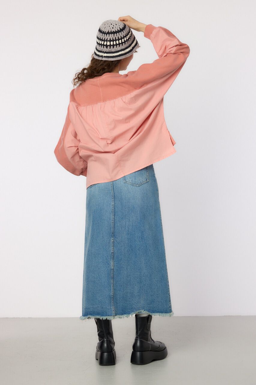 RODEO CROWNS「ピグメントバック切替トップス」|Tシャツ・カットソー|
