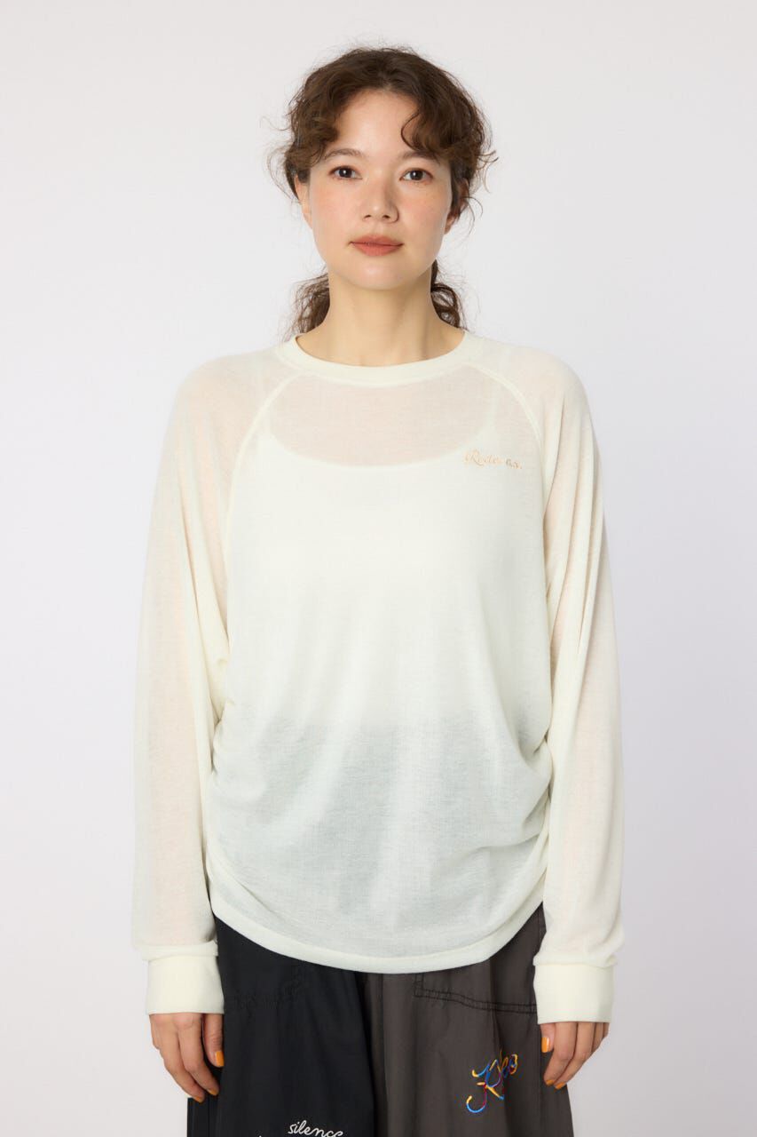 RODEO CROWNS「サイドシャーリングルーズトップス」|Tシャツ・カットソー|