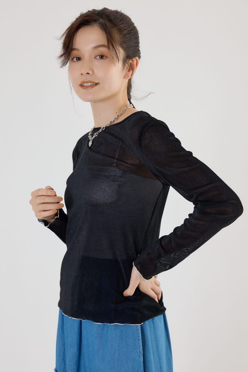 RODEO CROWNS「2WAYシアーベロアトップス」|Tシャツ・カットソー|
