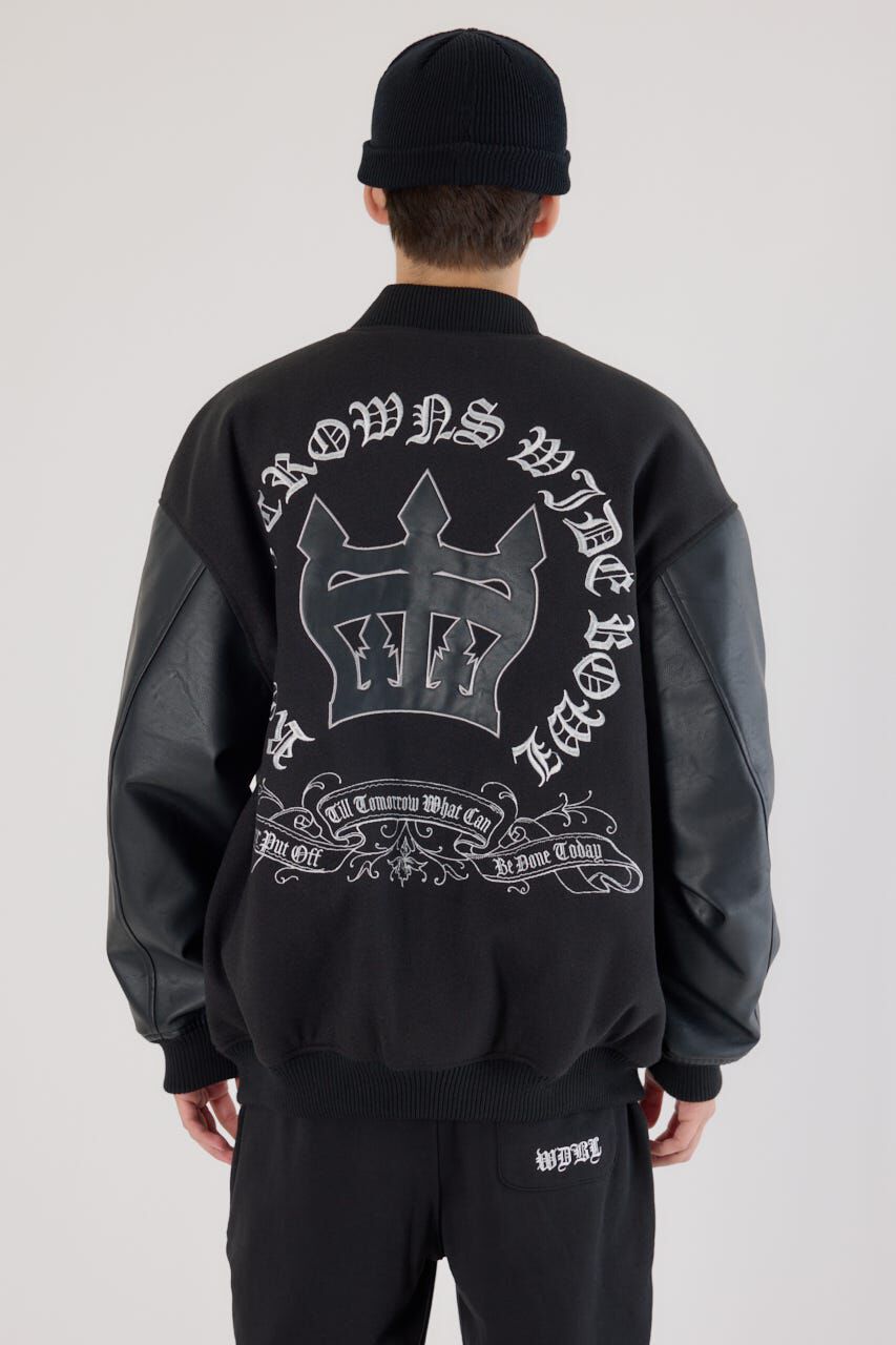 RODEO CROWNS「Blackletter スタジャン」|ブルゾン・スタジャン|