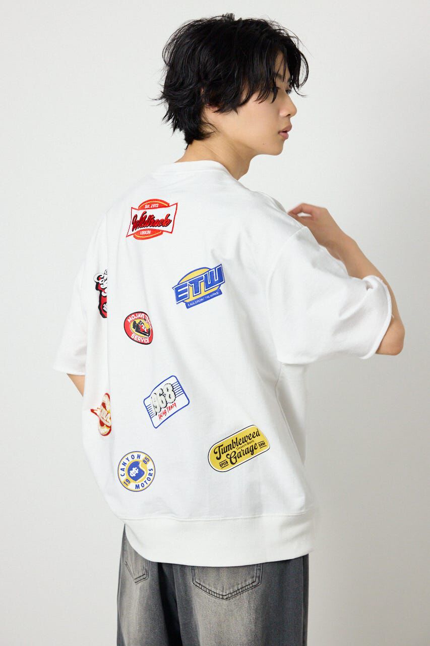 RODEO CROWNS「カスタムワッペン半袖スウェット」|Tシャツ・カットソー|