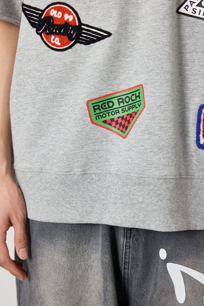 RODEO CROWNS「カスタムワッペン半袖スウェット」|Tシャツ・カットソー|