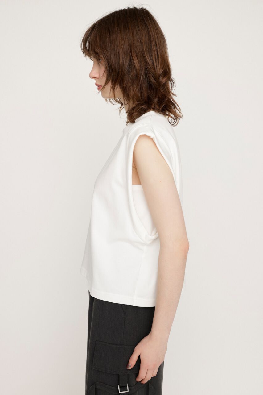 SLY「ROLL UP SLEEVE BOX トップス」|タンクトップ|