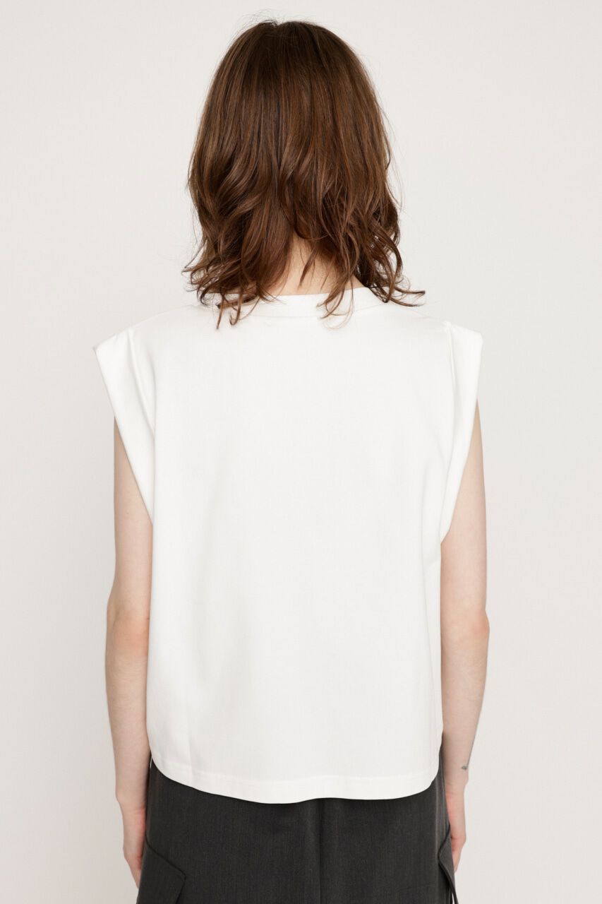 SLY「ROLL UP SLEEVE BOX トップス」|タンクトップ|